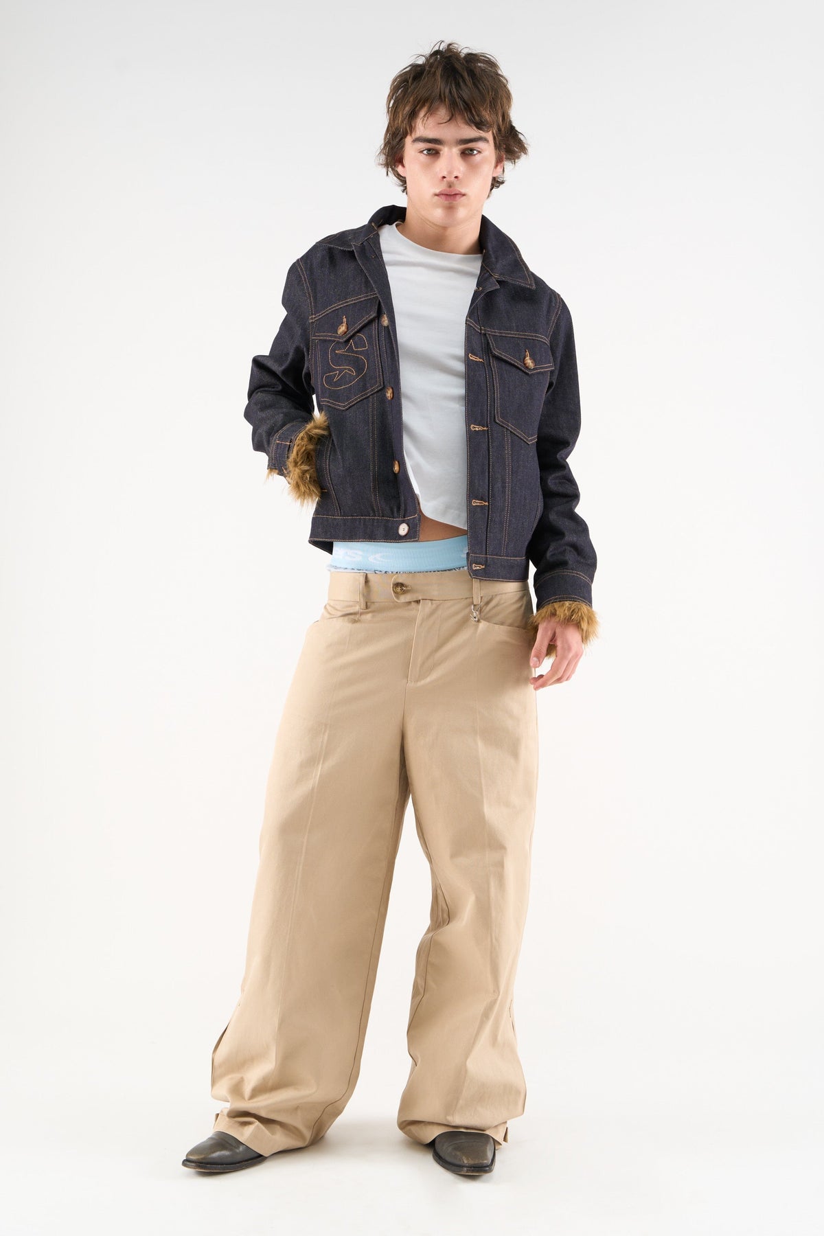 Harper Dark Blue Denim Jacket