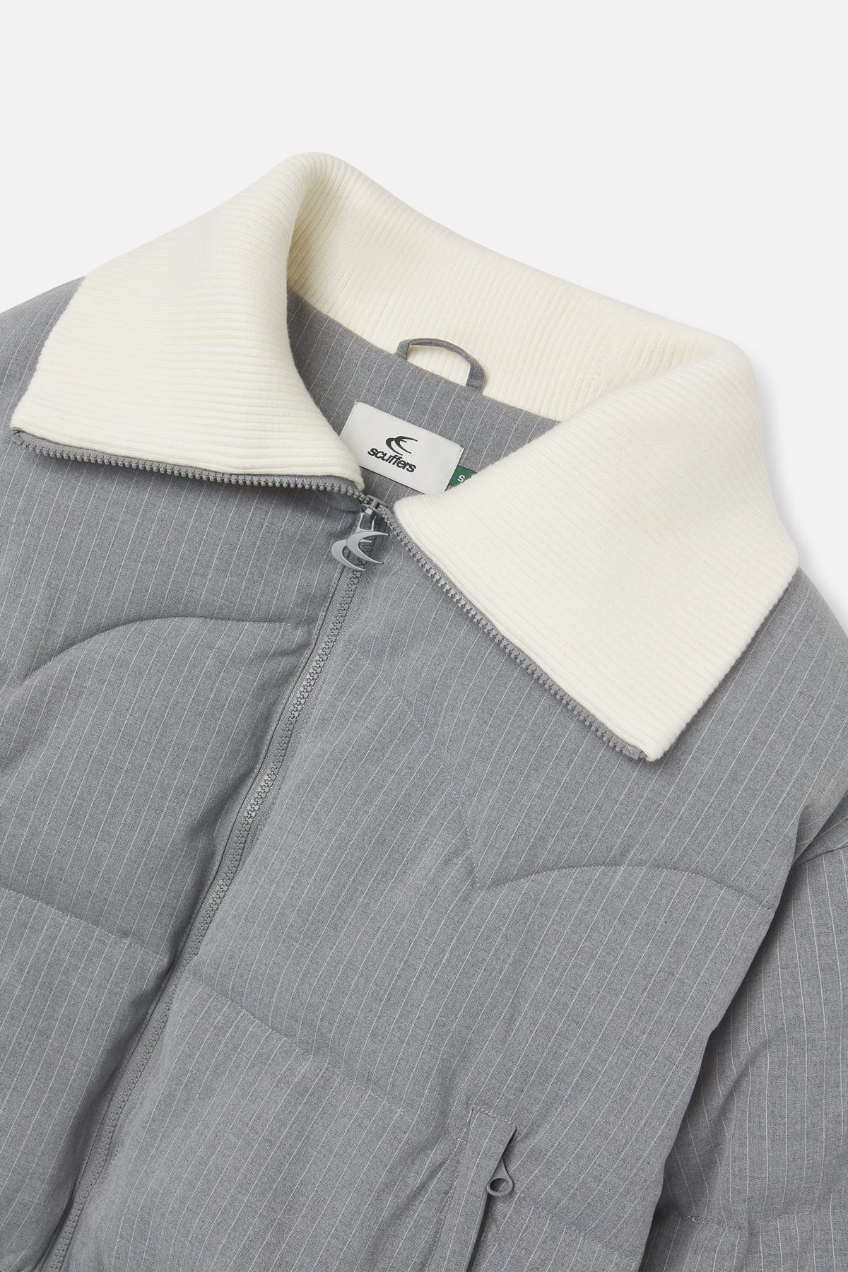 Donatello Light Grey Puffer