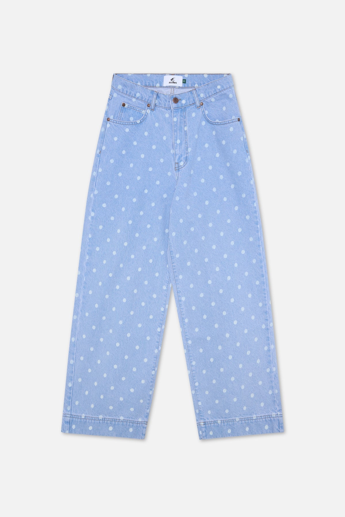 Dots Light Blue Pants
