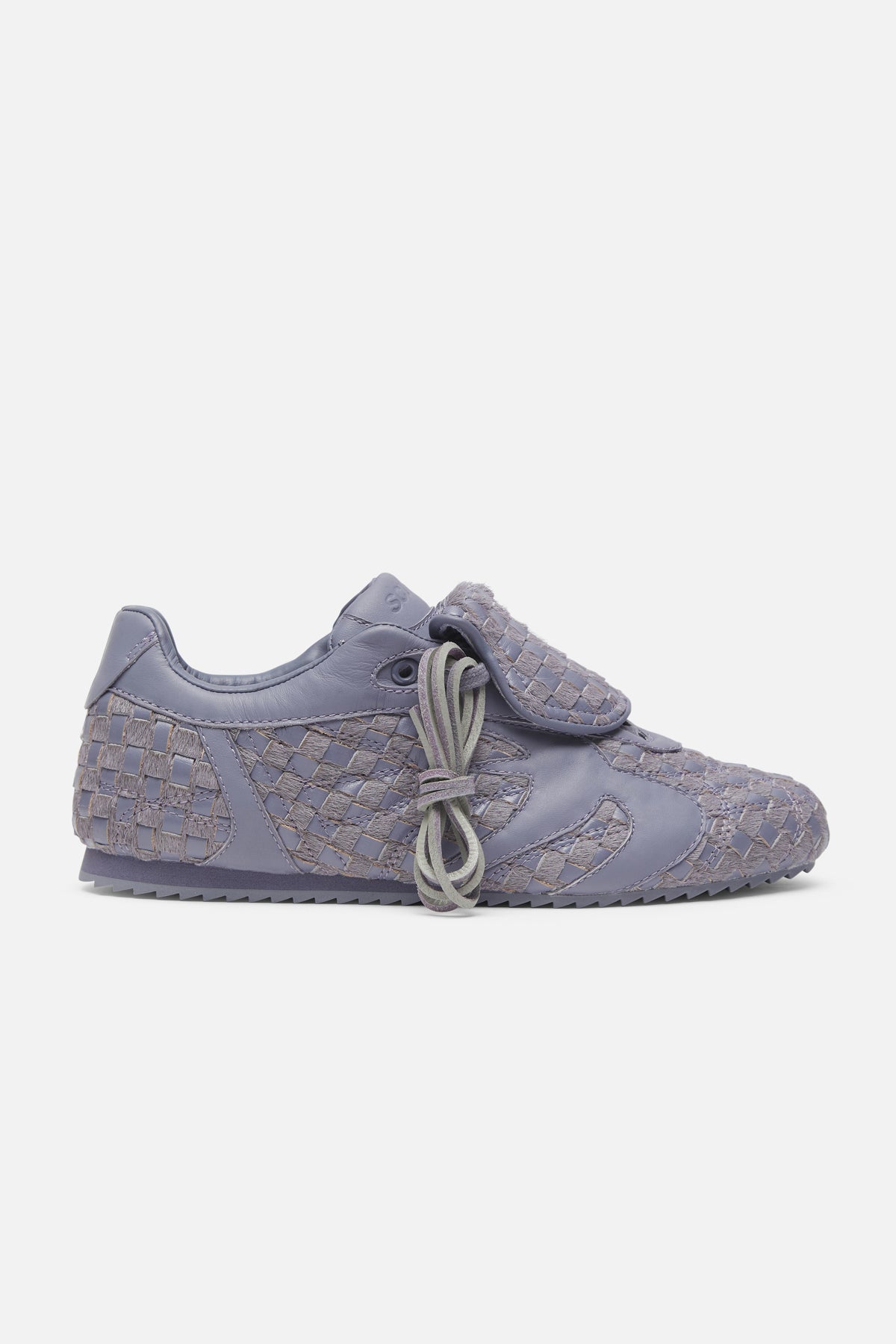 Iconic Braided Purple Sneaker