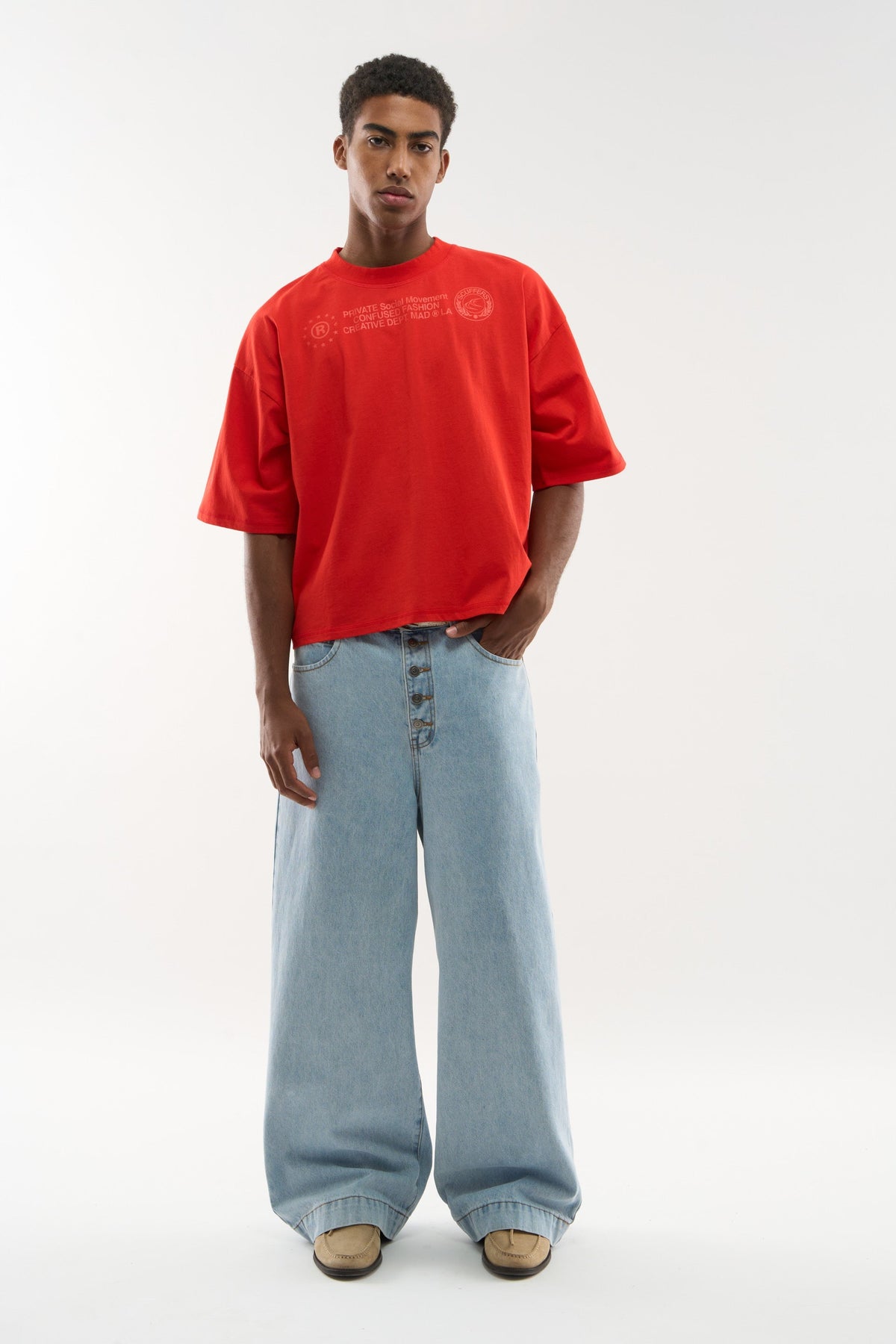 Confused Red T-Shirt
