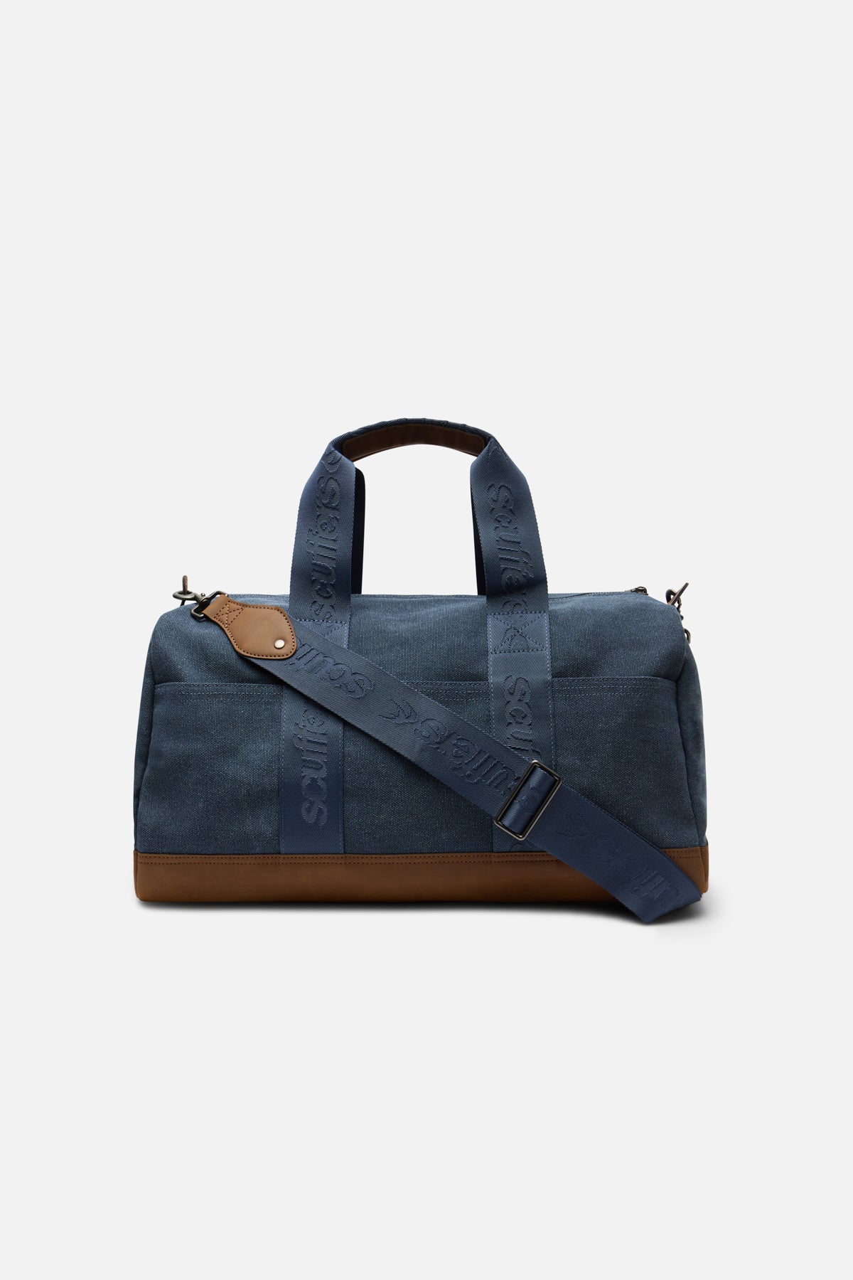 Canvas Navy Duffle Bag