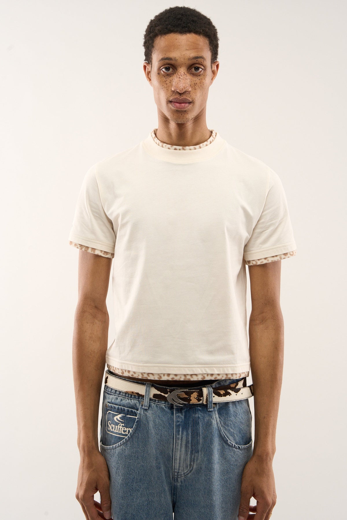 Leo Ecru Top
