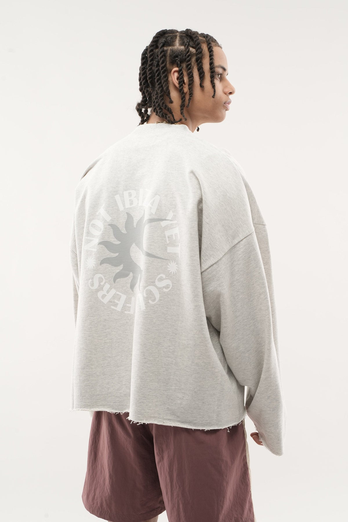 Not Ibiza Again Melange Sweatshirt