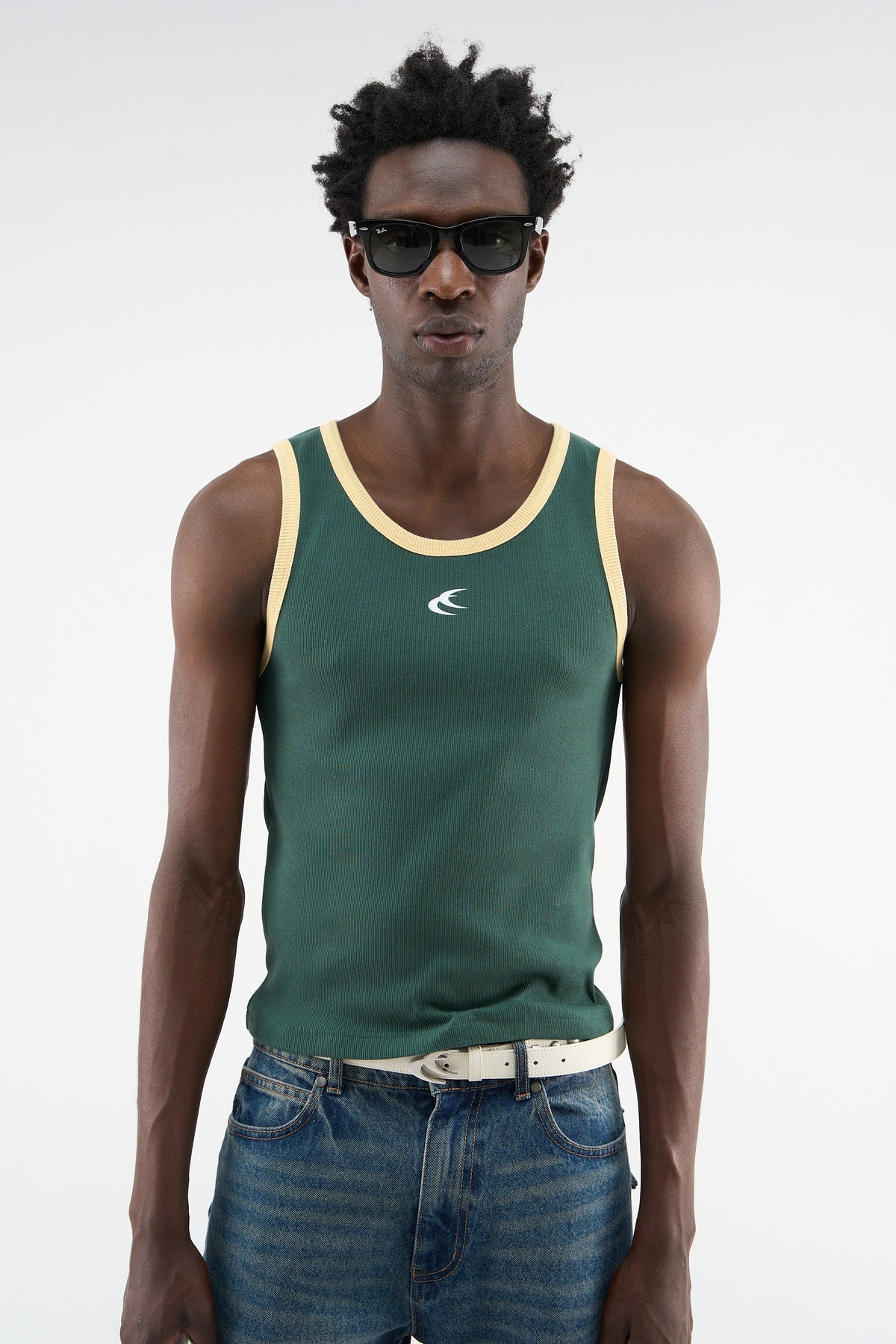 Twice Green Tank Top