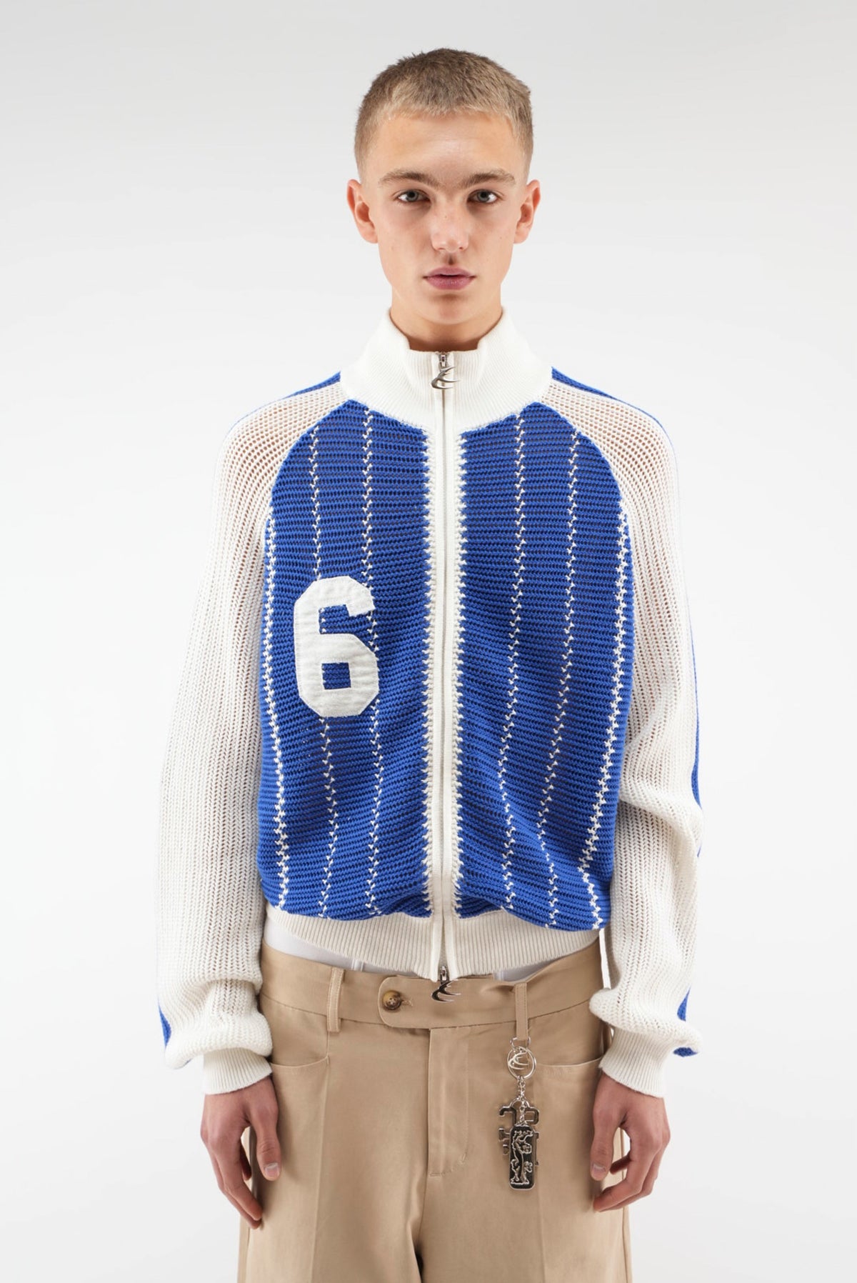 Beacon Navy Knit Zipper