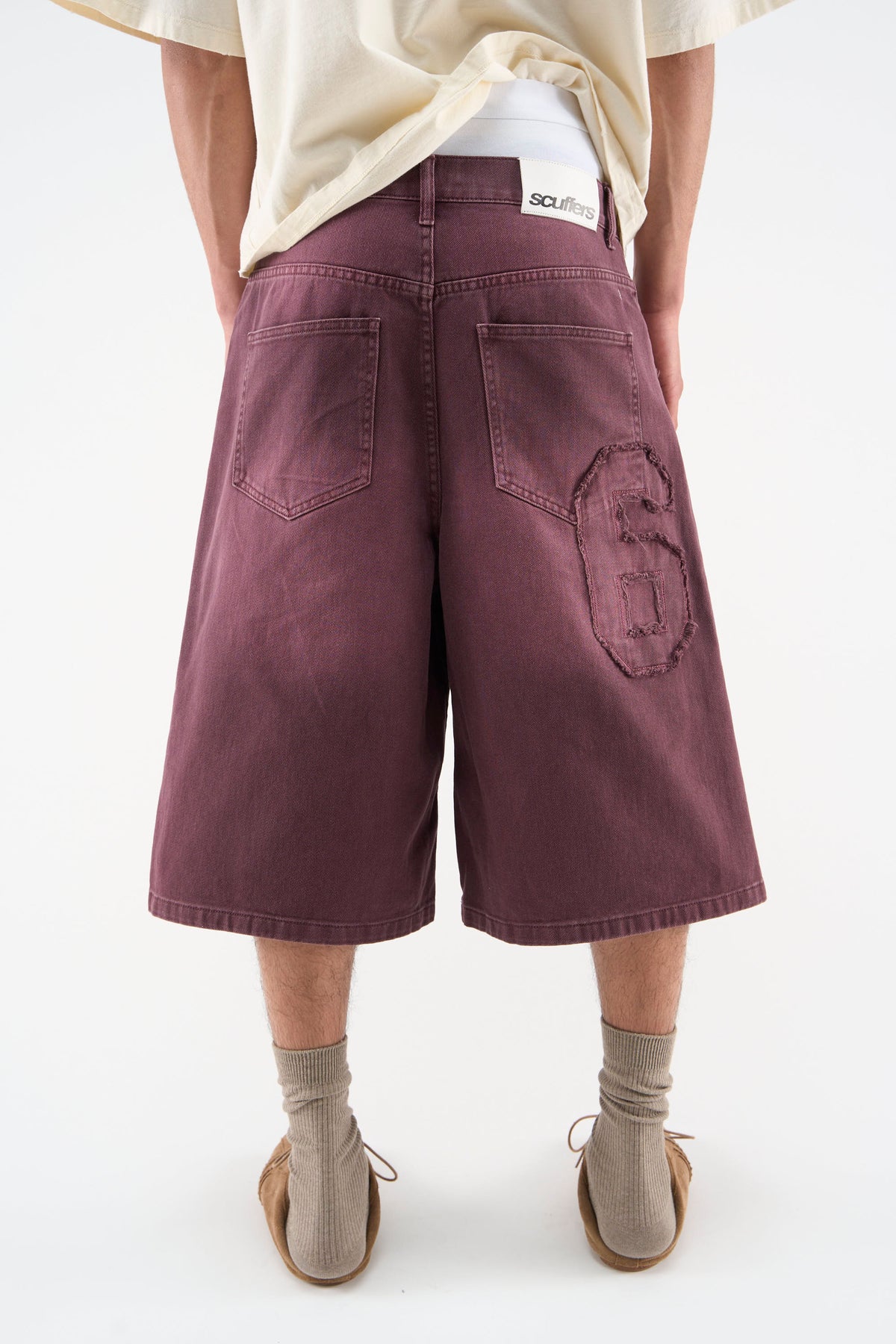 OPS Burgundy Jorts