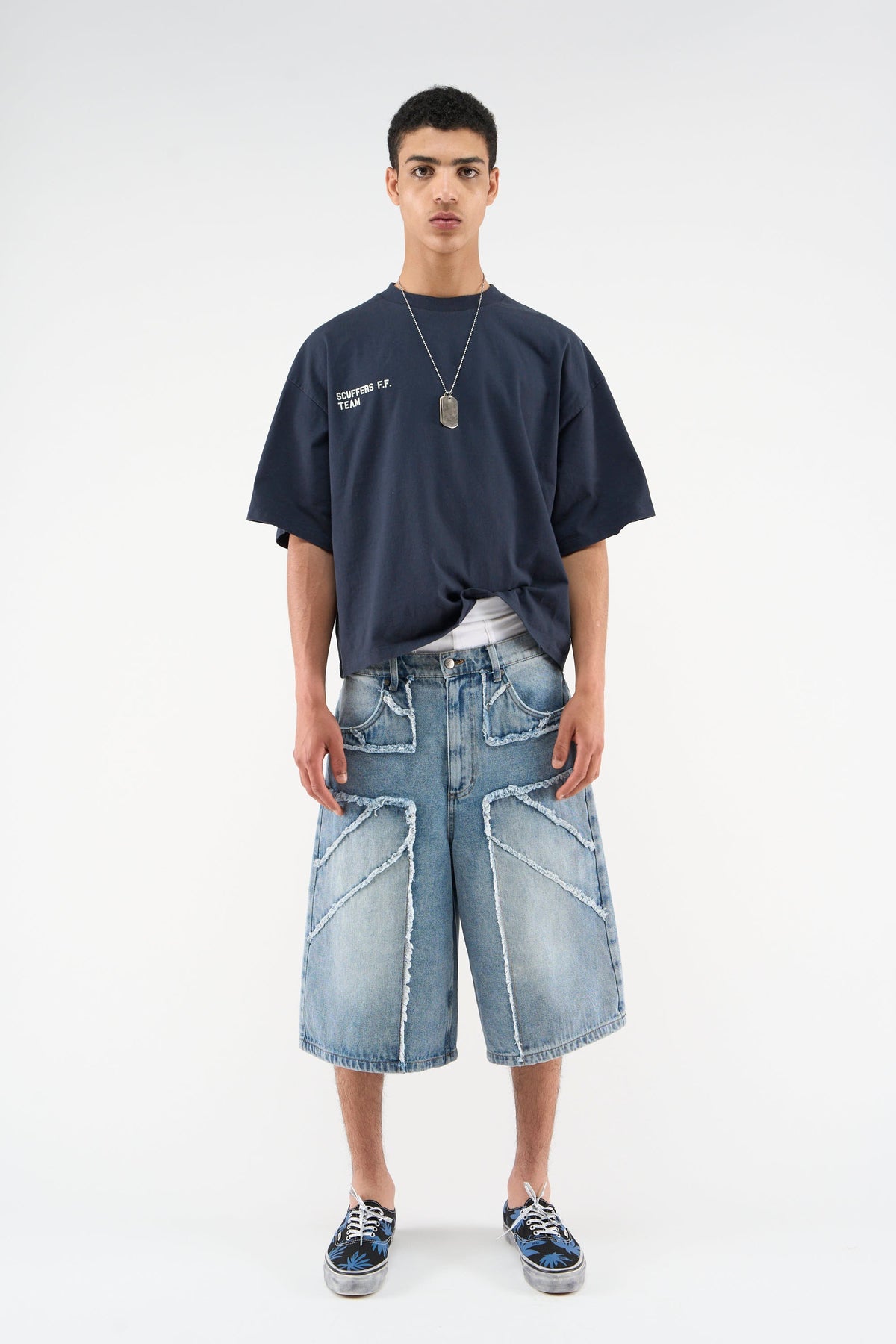 OPS Blue Jorts