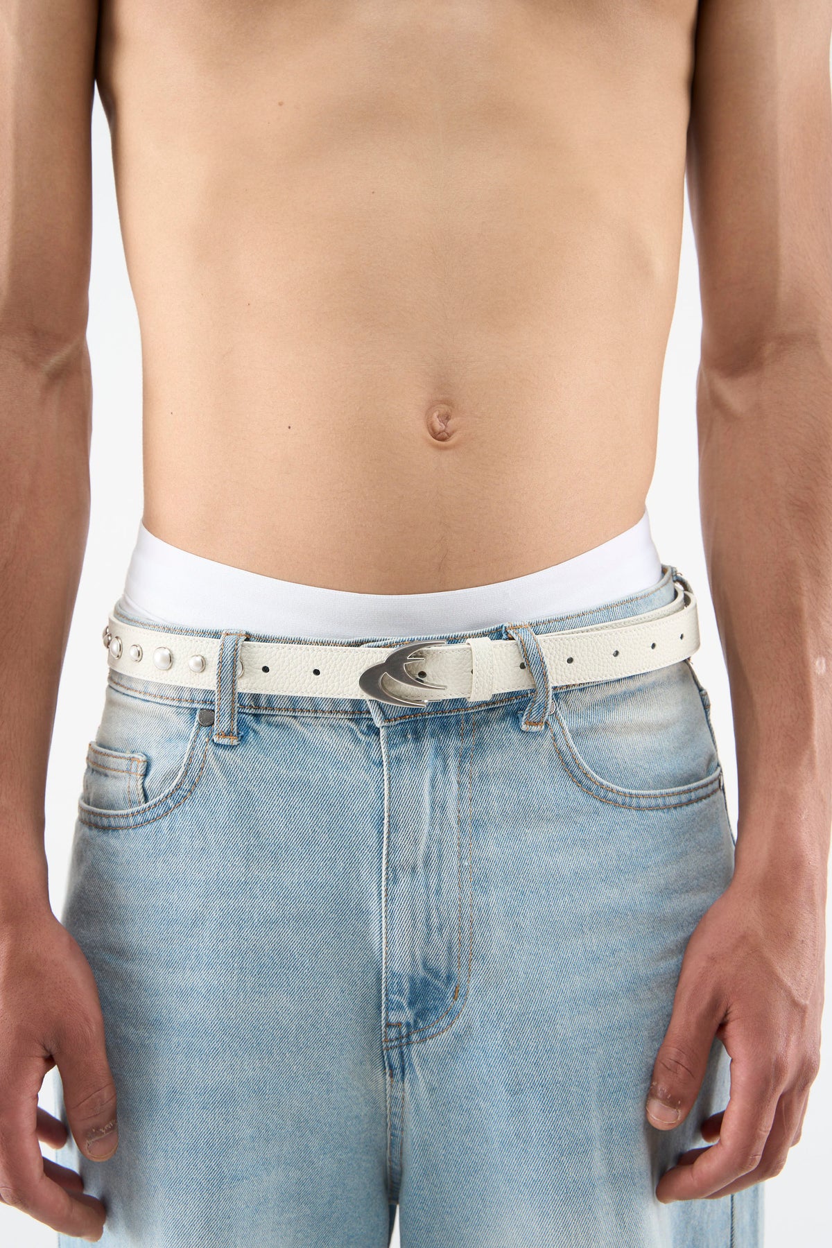 Strass White Belt
