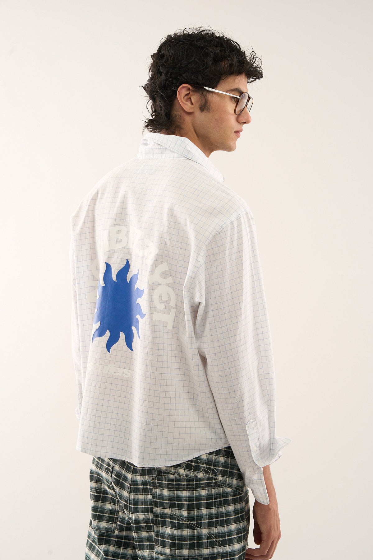 Twin Checkered White Shirt