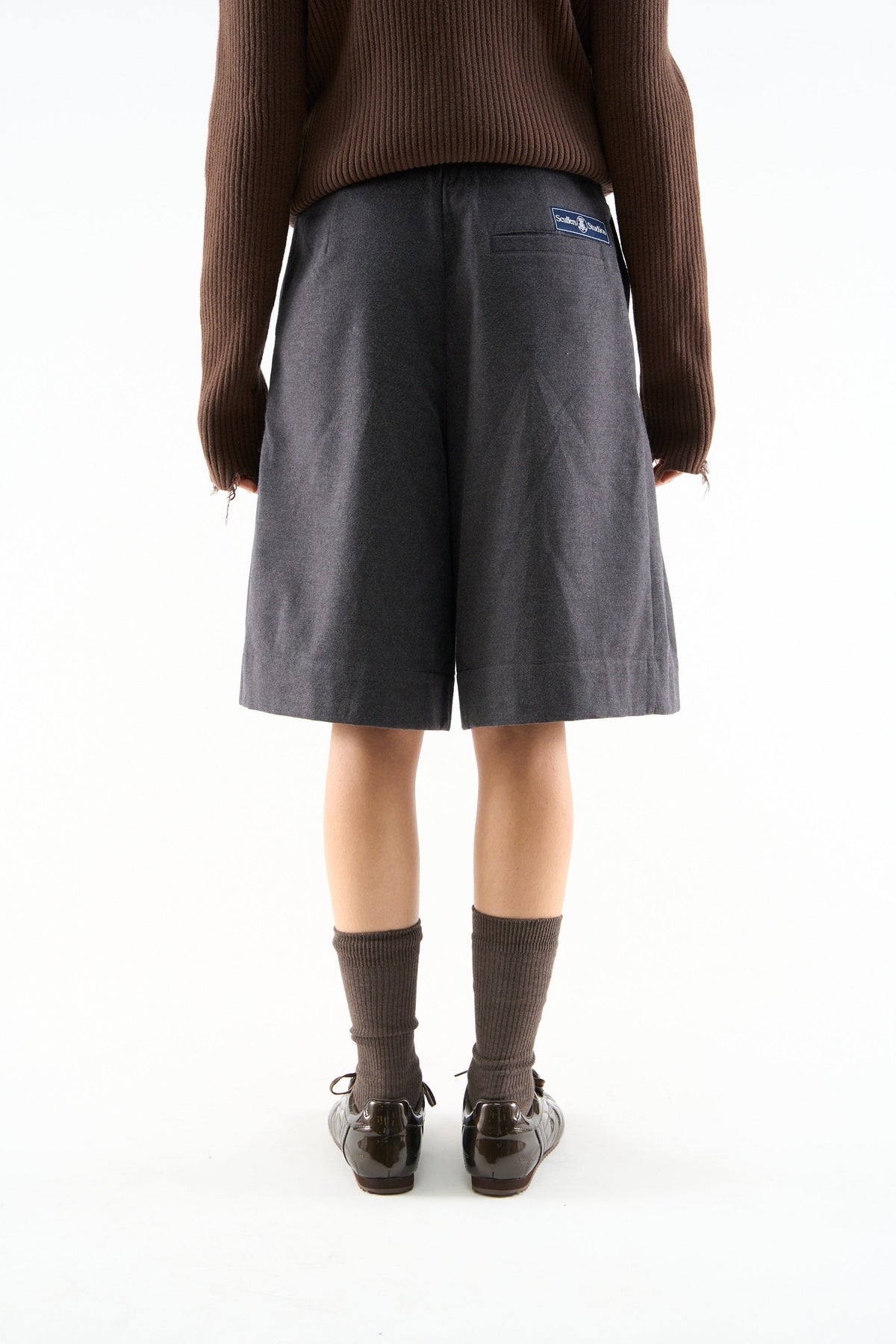 Accordion Grey Jort