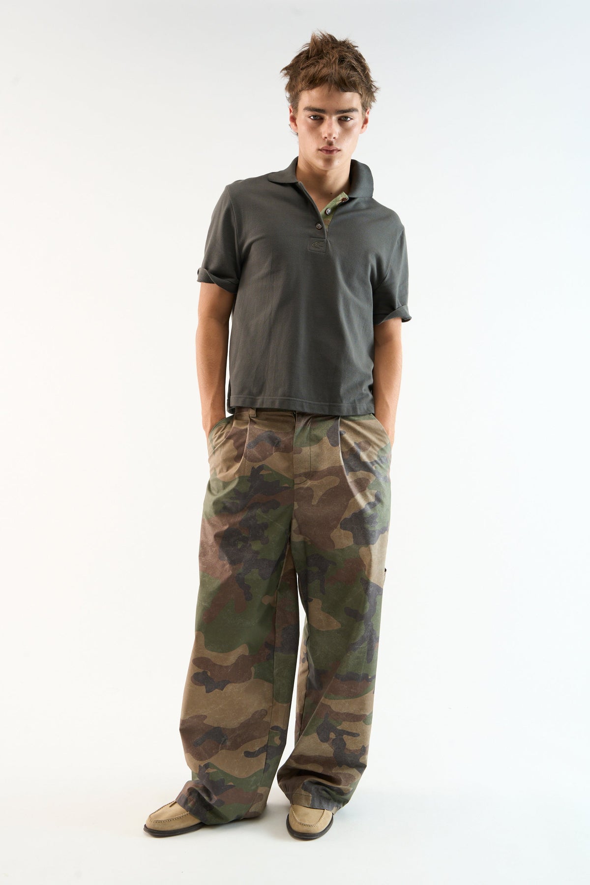 Camo Dark Polo