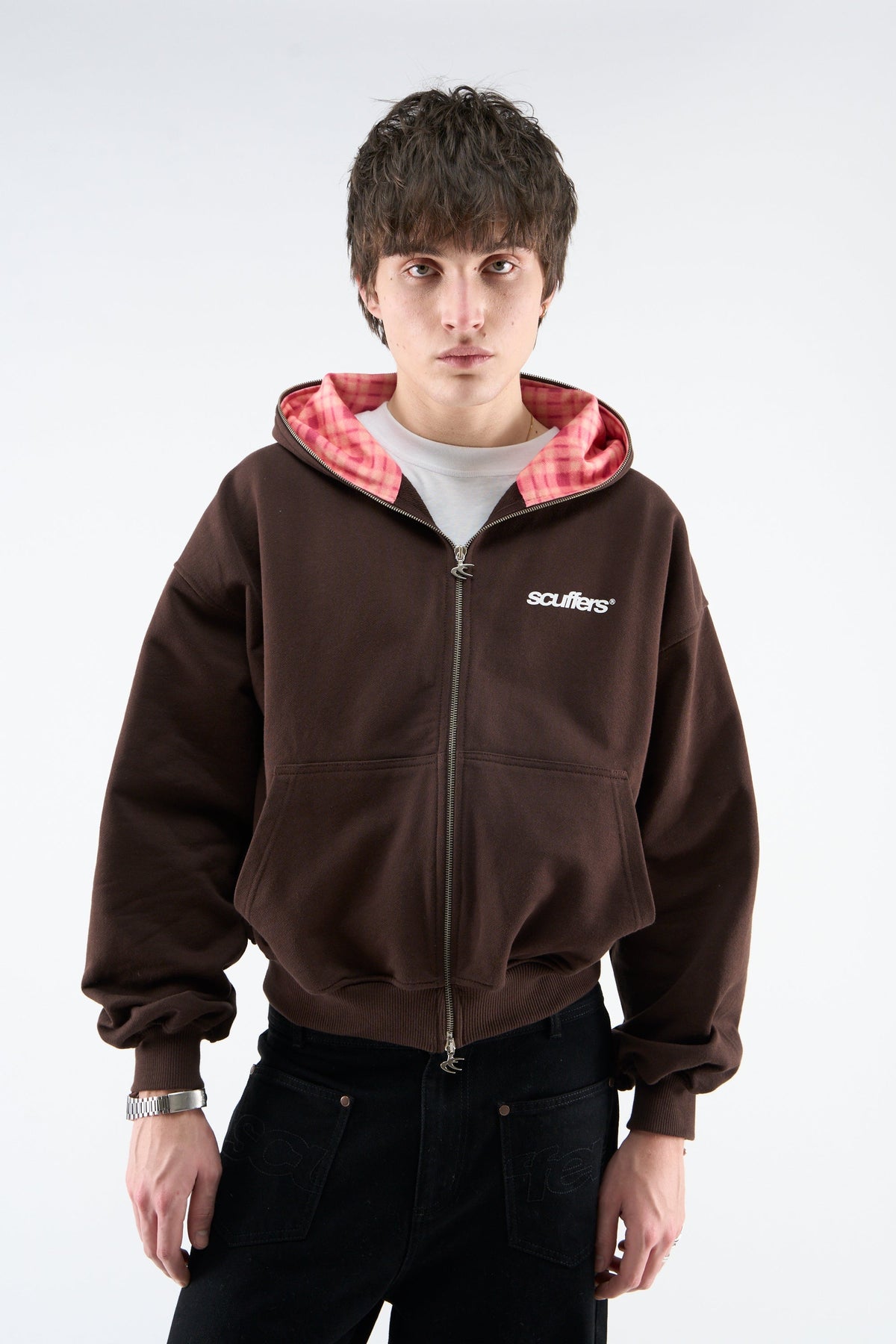 Gothic Brown Zipper