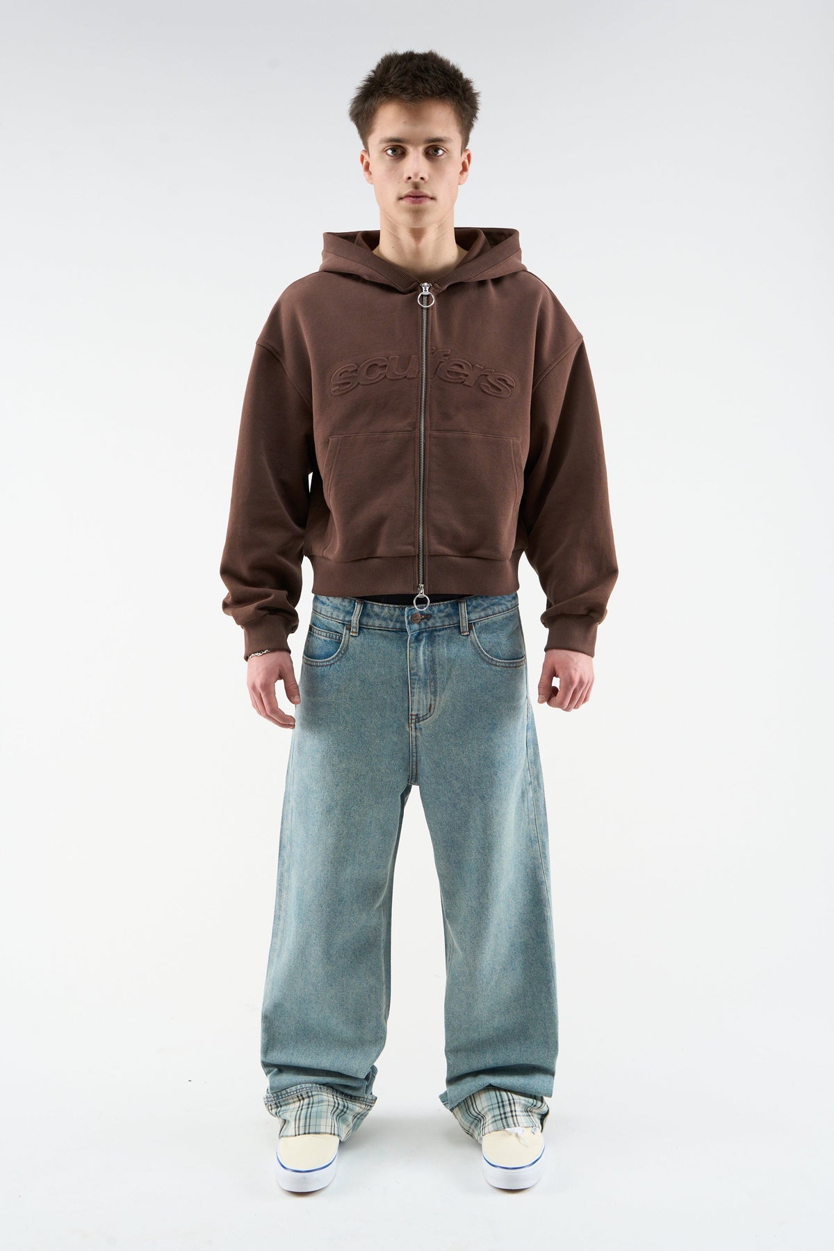 Bullet Brown Zipper