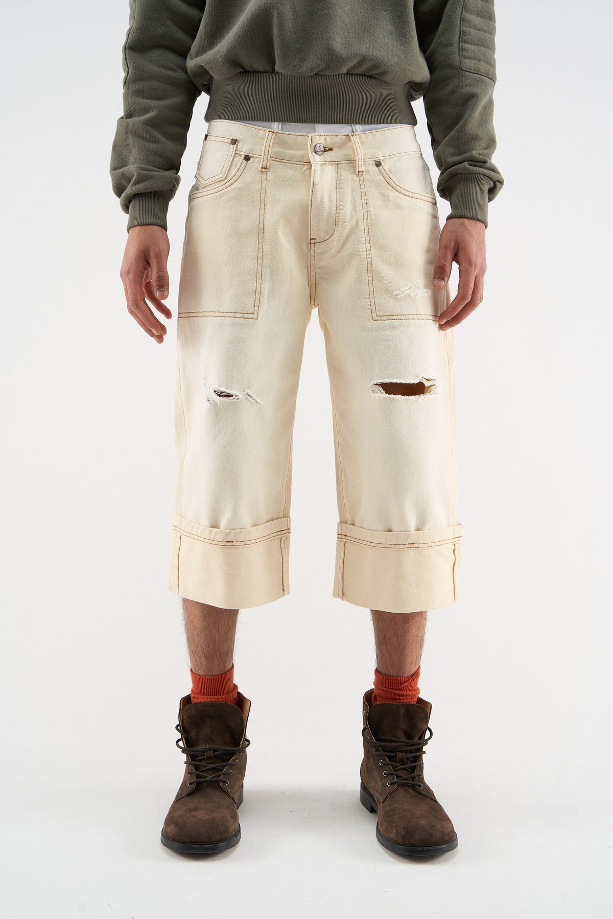 Capri Ecru Pants