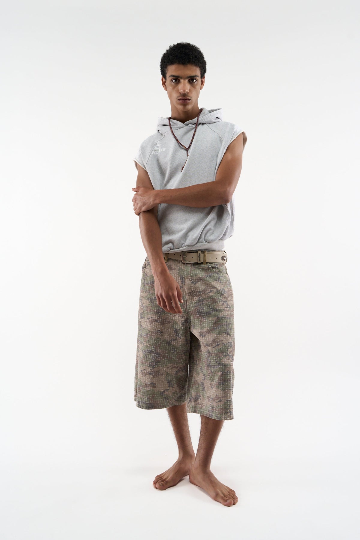 No Gym Grey Melange Hoodie