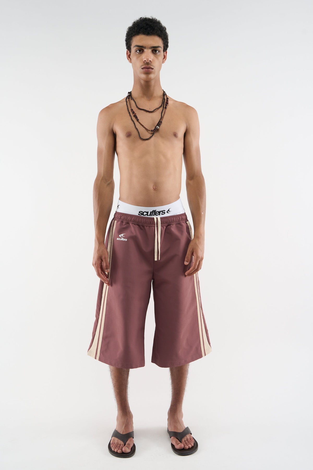Tech Burgundy Jorts