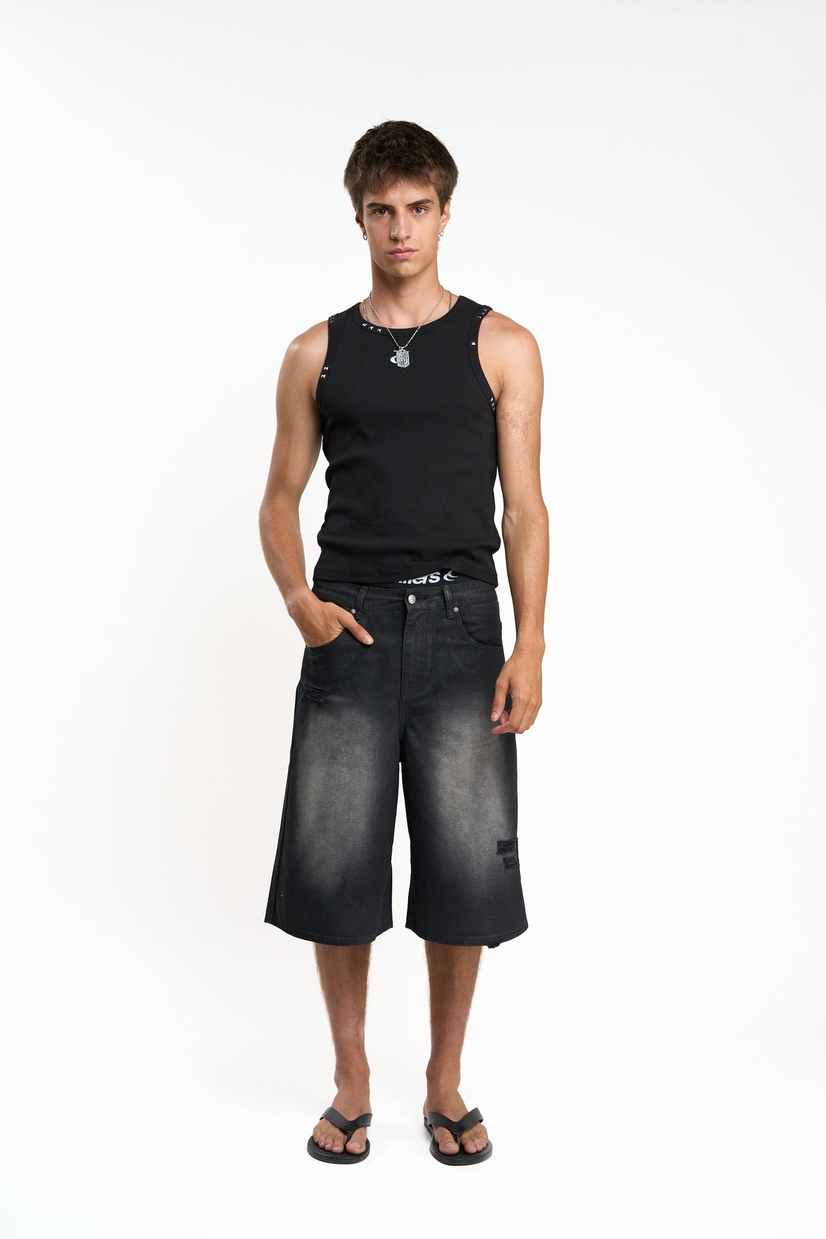 Roster Black Jorts