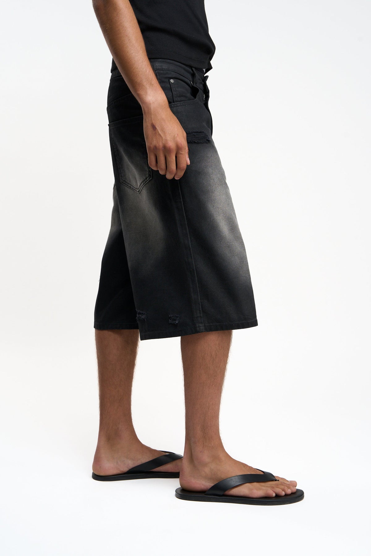 Roster Black Jorts