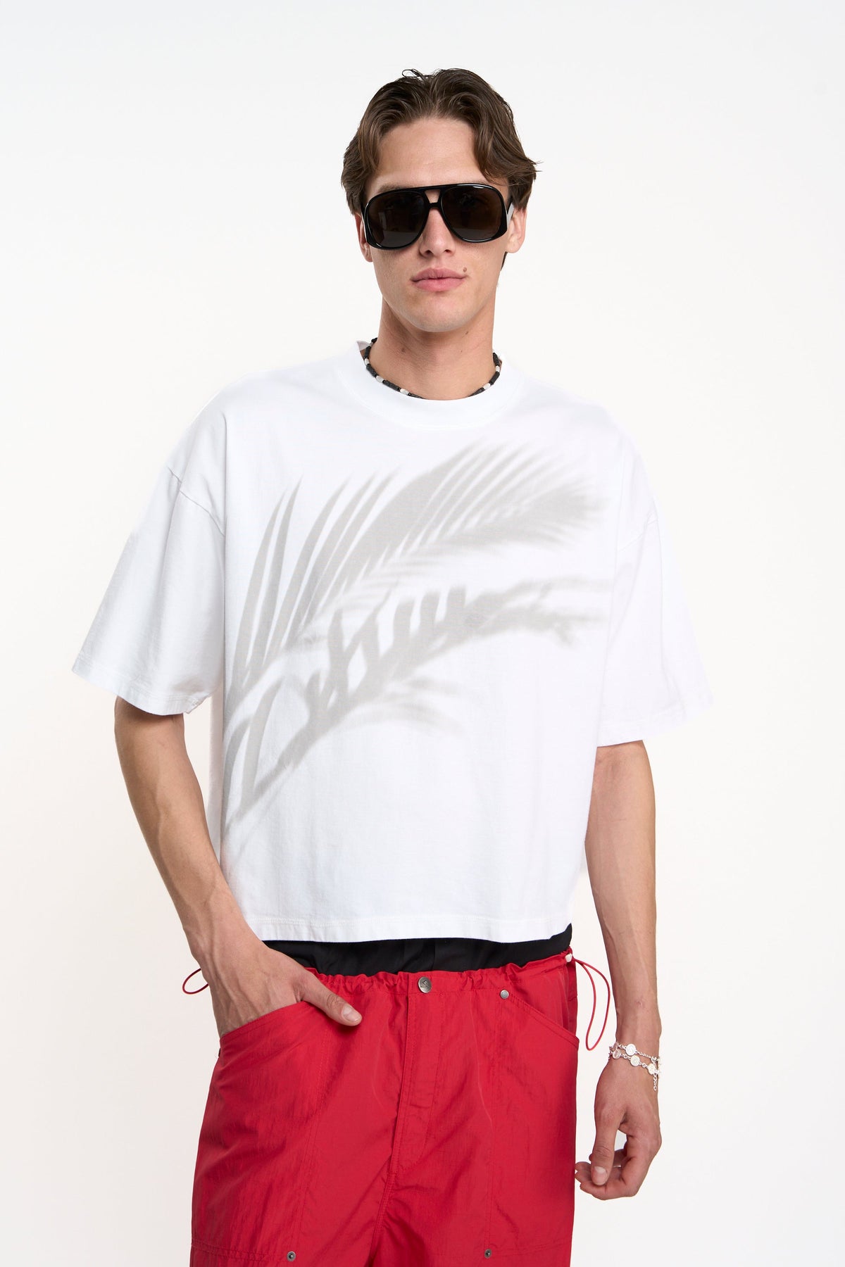 Palm Tree White T-Shirt
