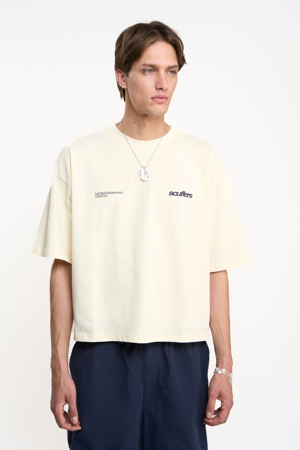 Barcelona Ecru T-Shirt