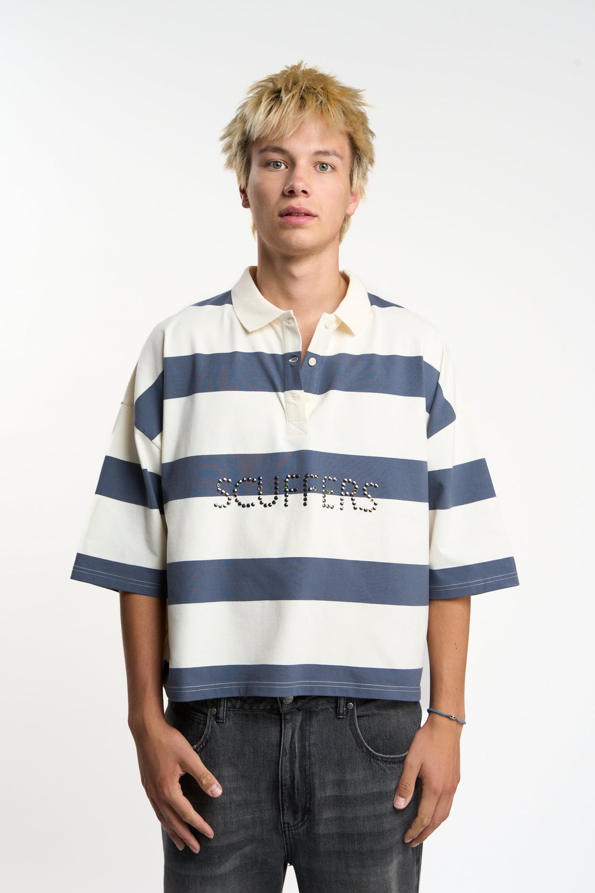 Letter Blue Polo