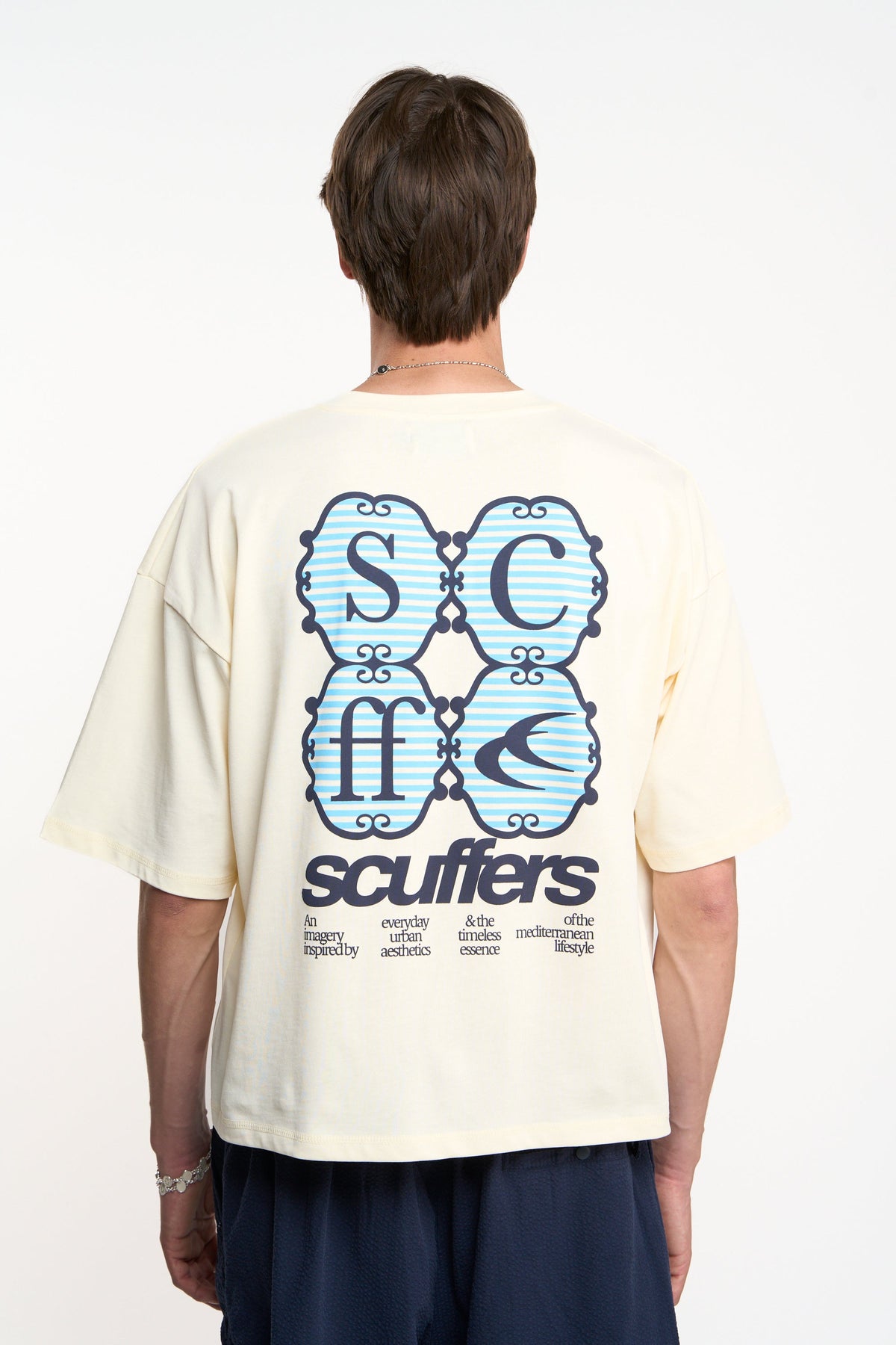 Barcelona Ecru T-Shirt