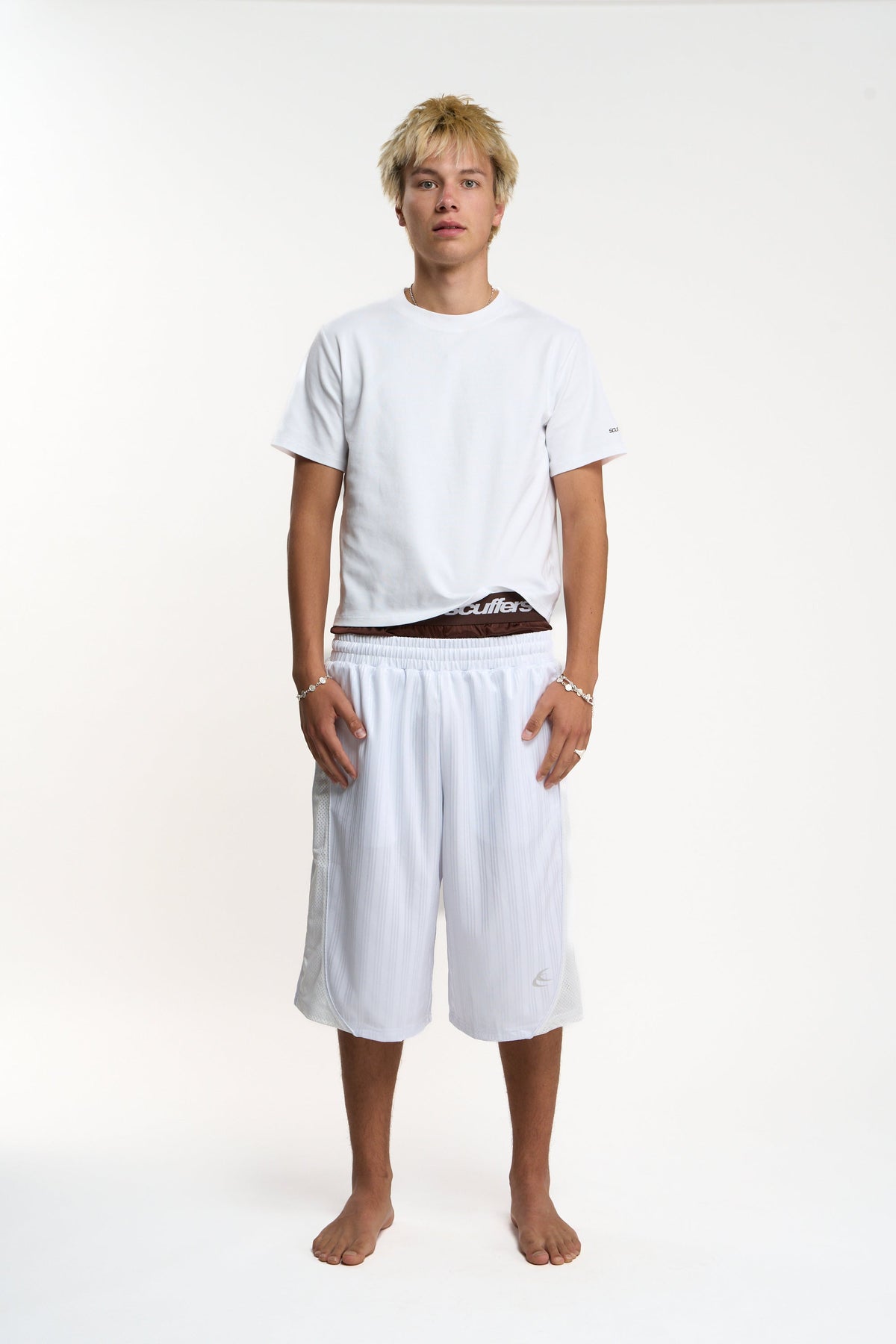 Nacar White Jorts