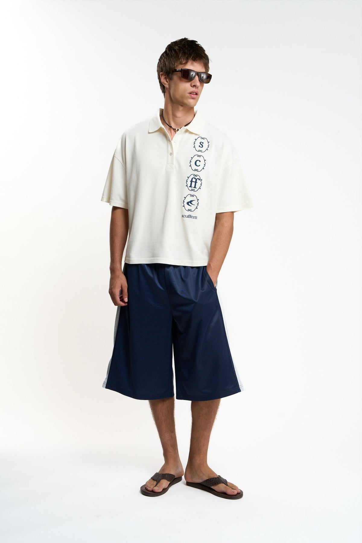 Barcelona White Polo