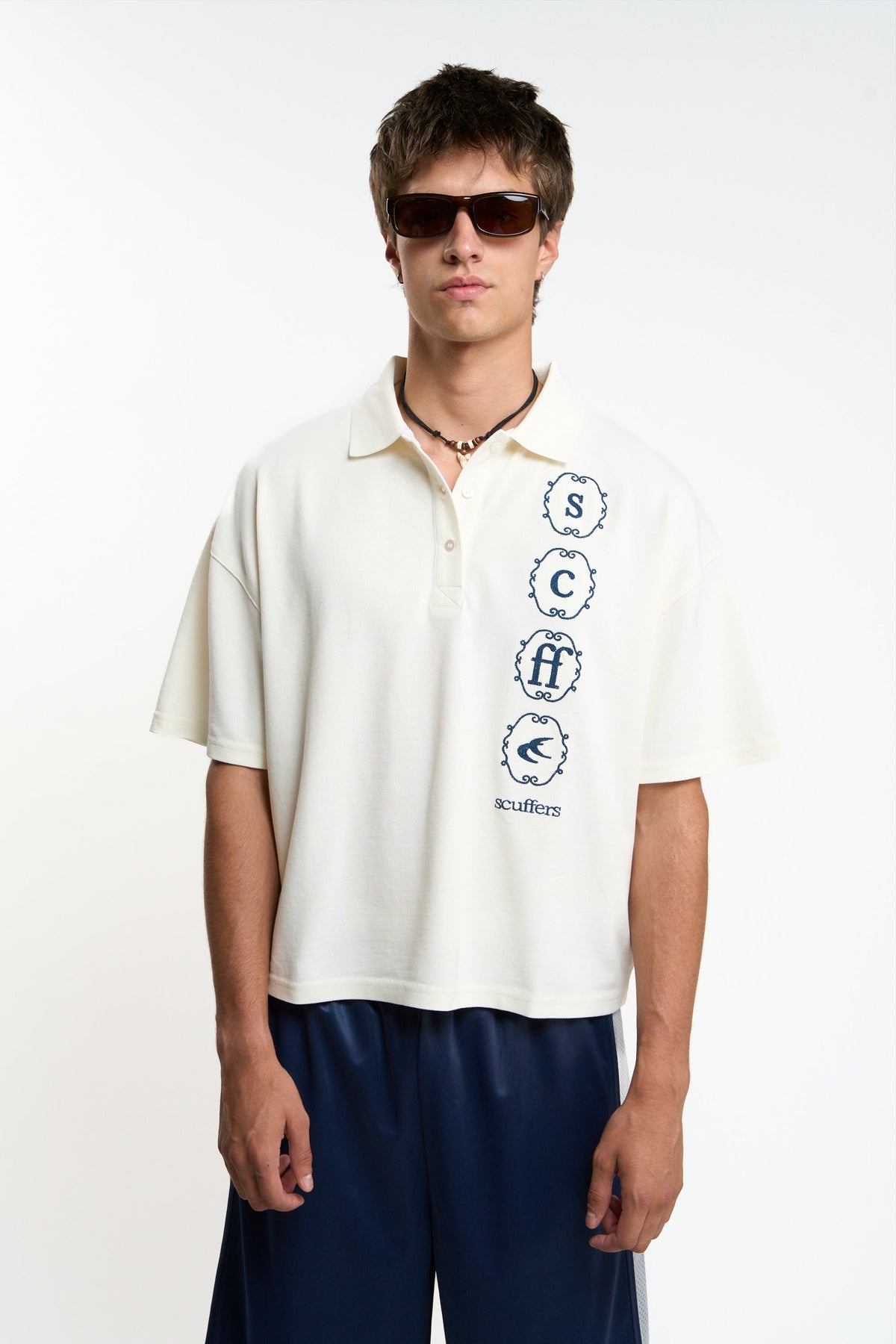 Barcelona White Polo
