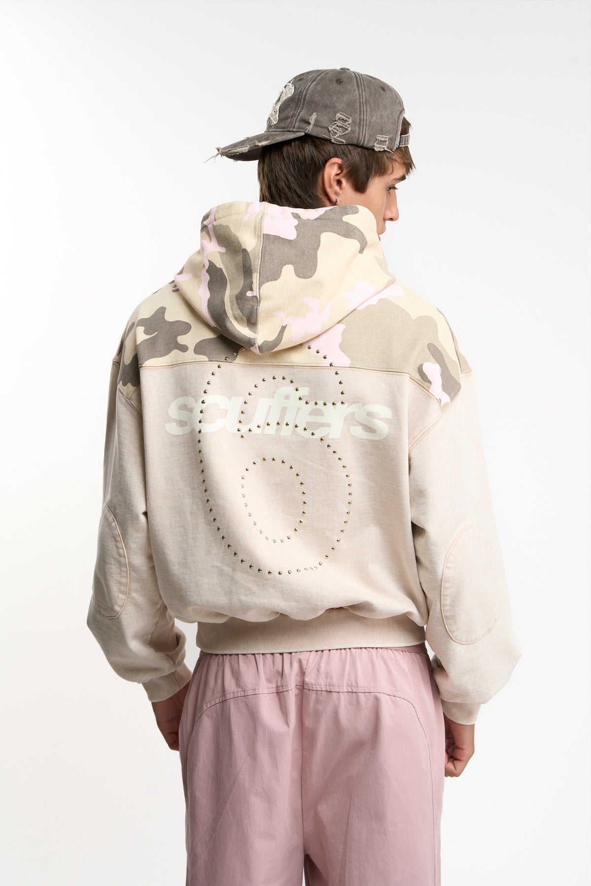 Lizzie Ecru Camo Hoodie