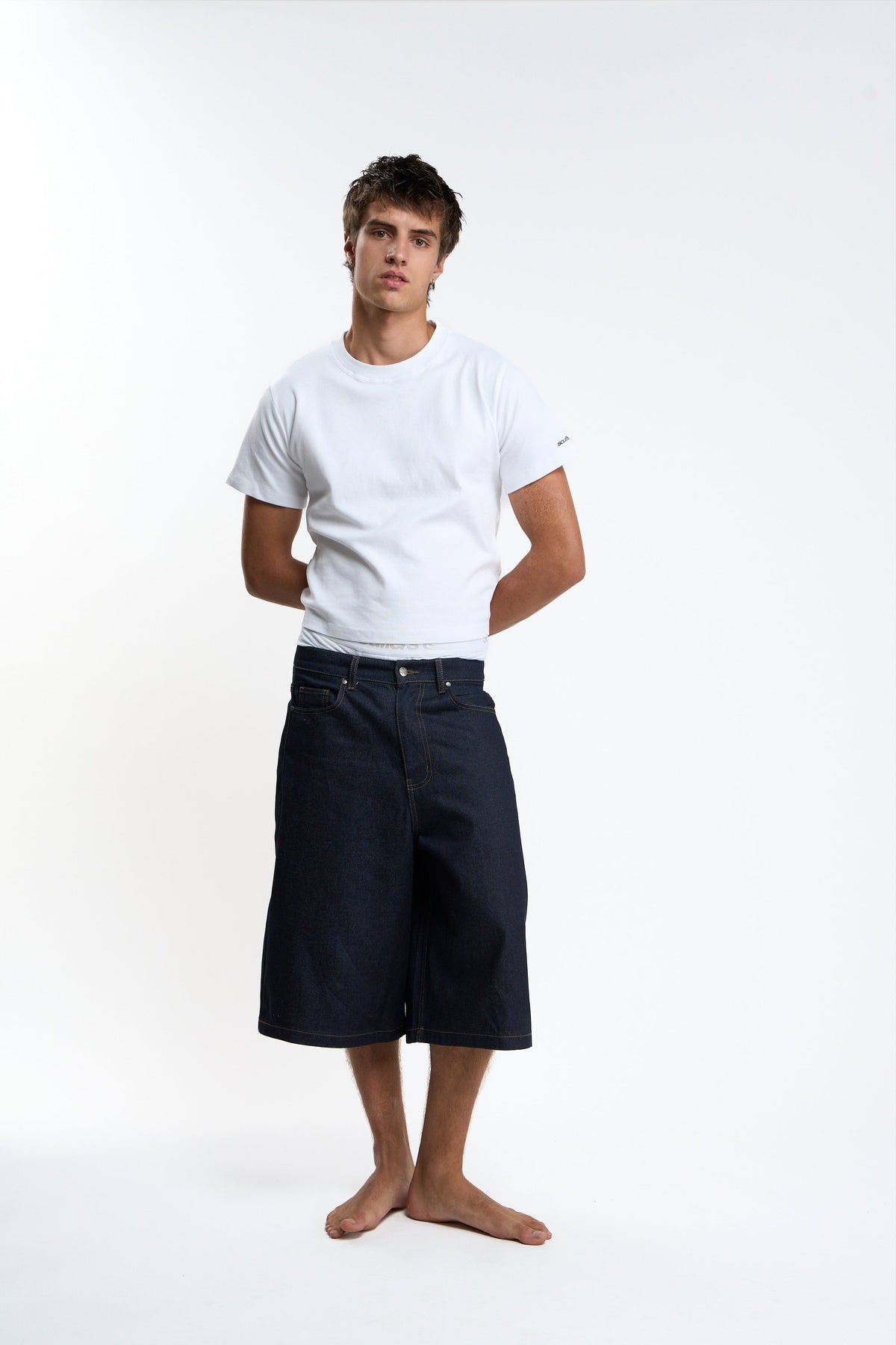 Interlock White and Grey Melange Fitted T-Shirt Pack