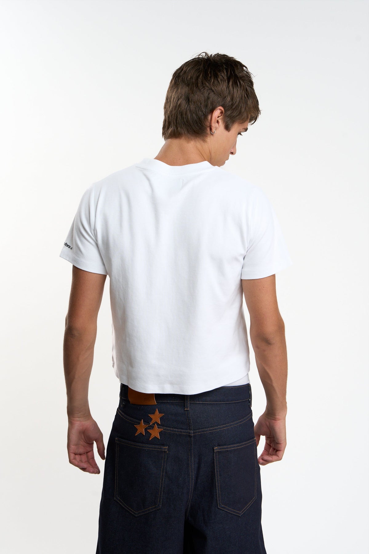 Interlock White and Grey Melange Fitted T-Shirt Pack