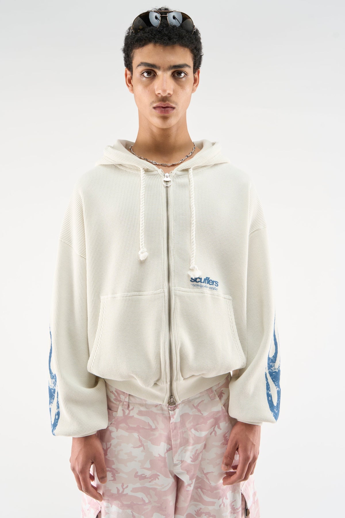 Flame Ecru Zipper