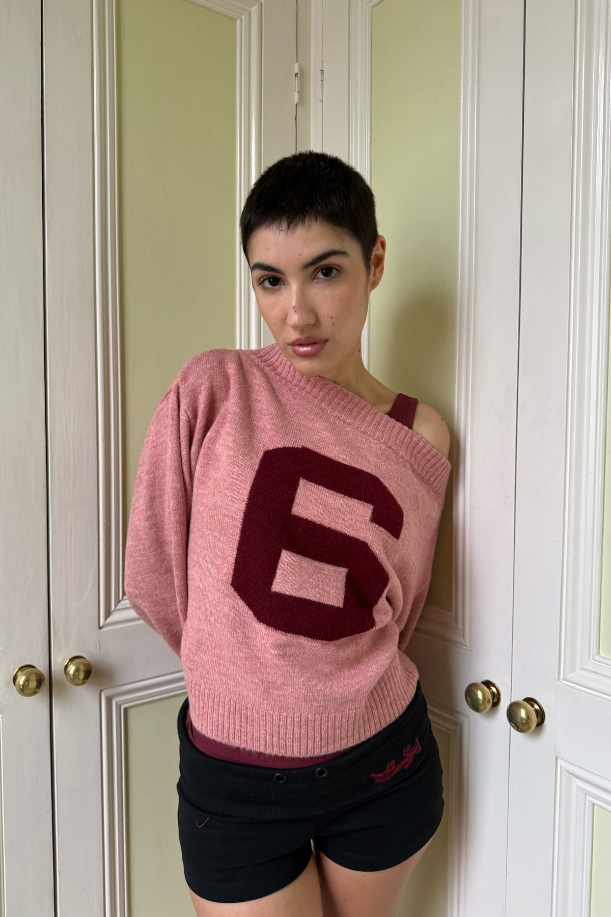 Claude Burgundy Knit