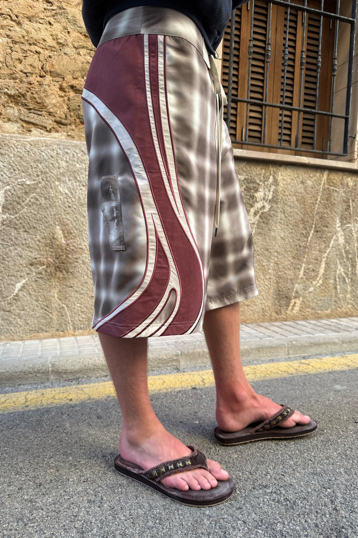 Scff Burgundy Sandals