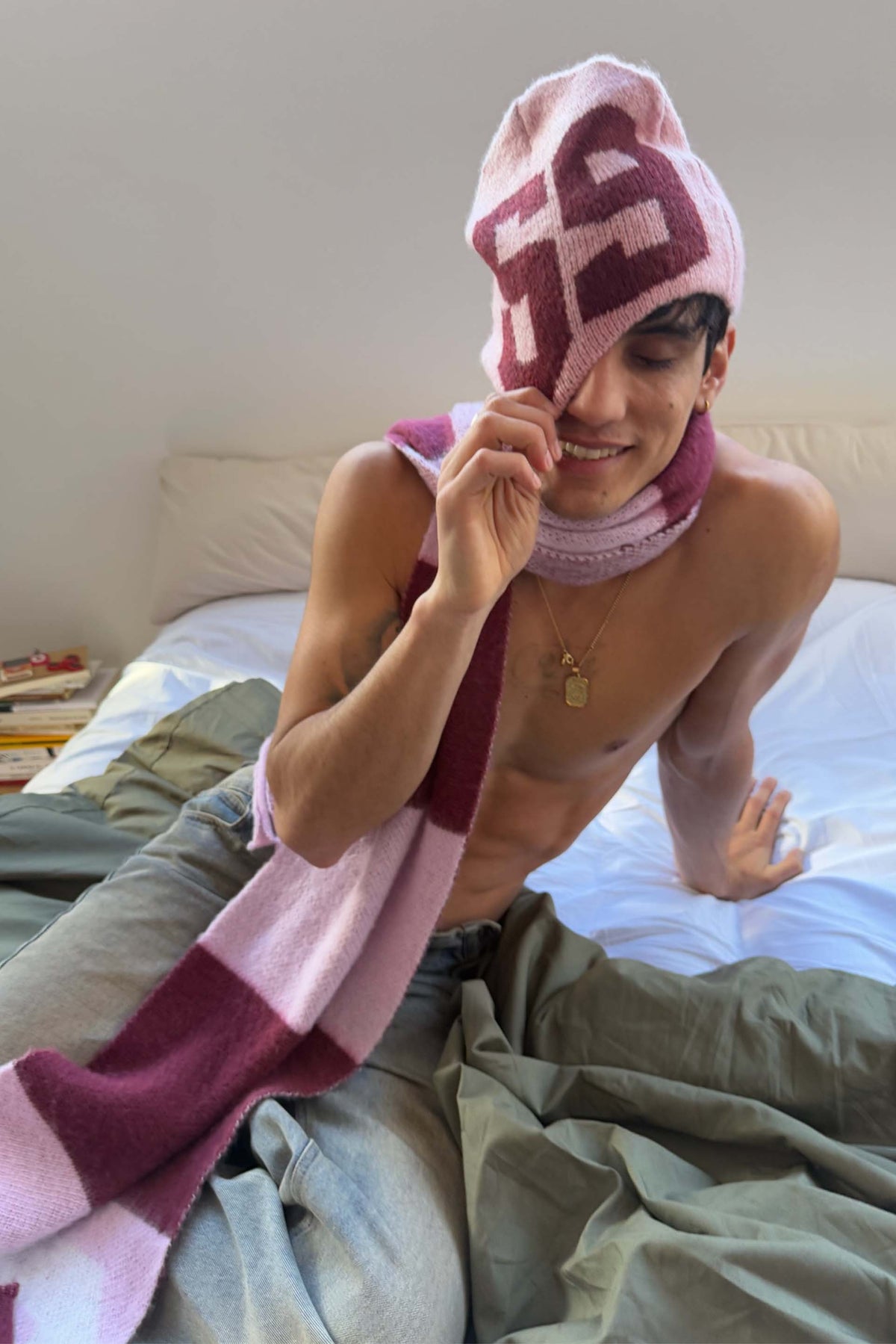 Nohole Burgundy Beanie