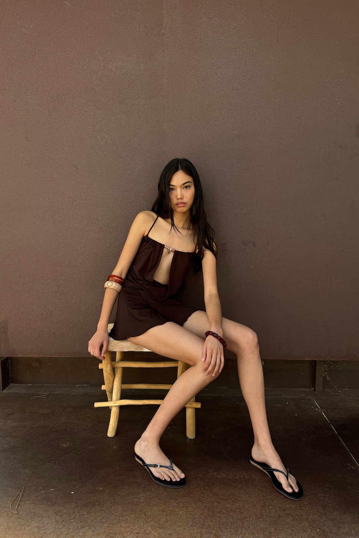 Ade Brown Dress
