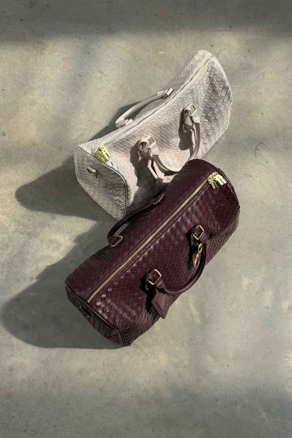 Country Burgundy Duffle Bag