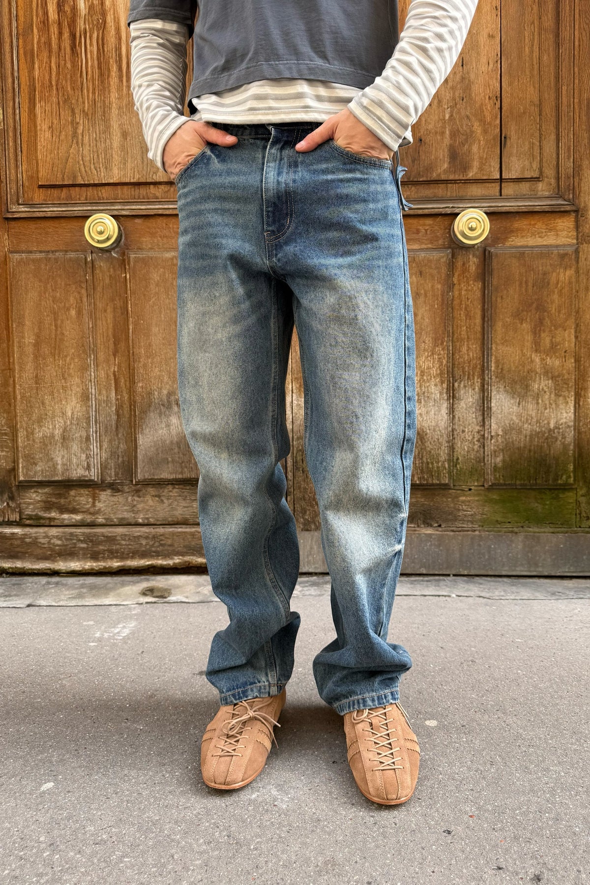 Roll Dark Blue Pants