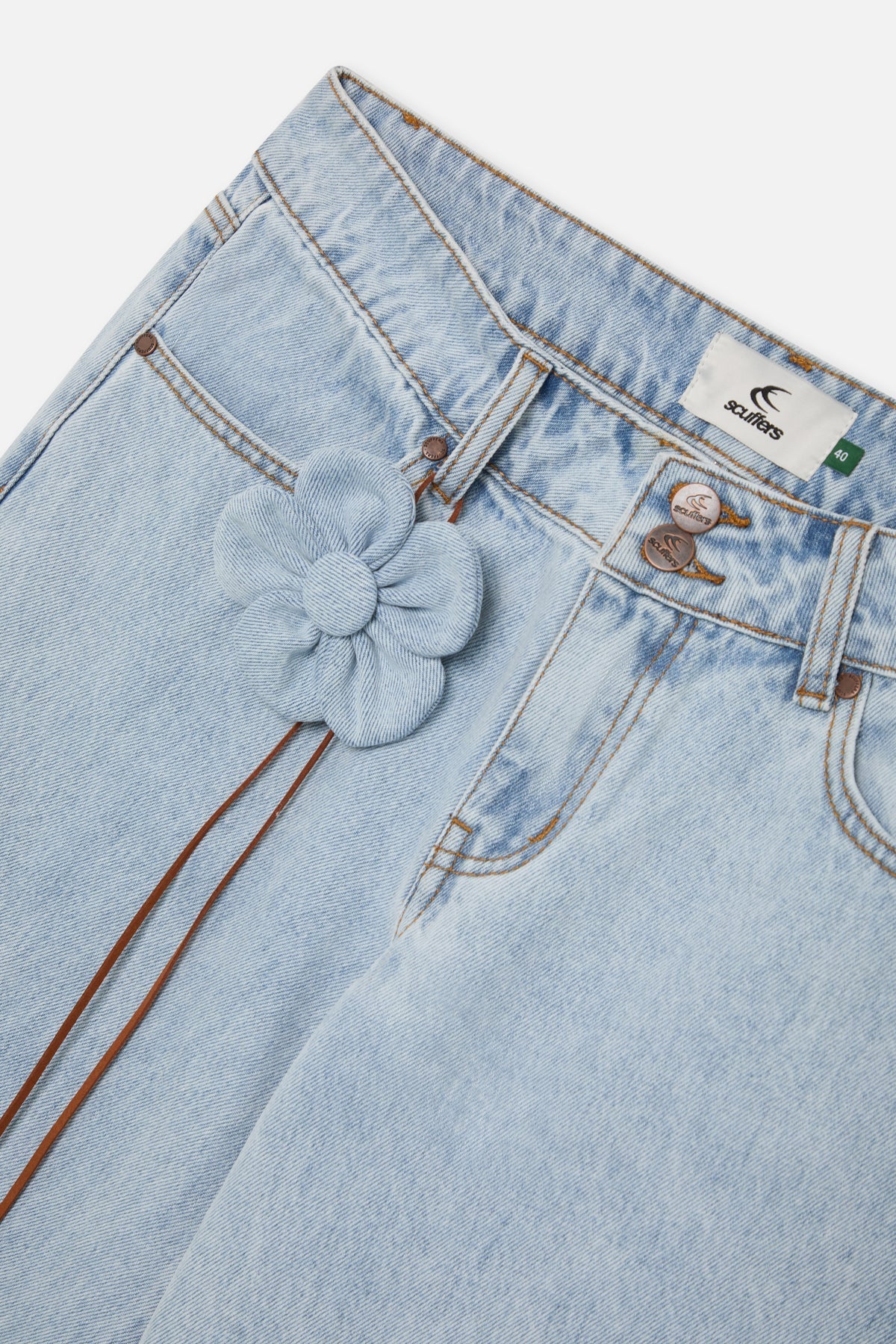 Marine Light Blue Pants