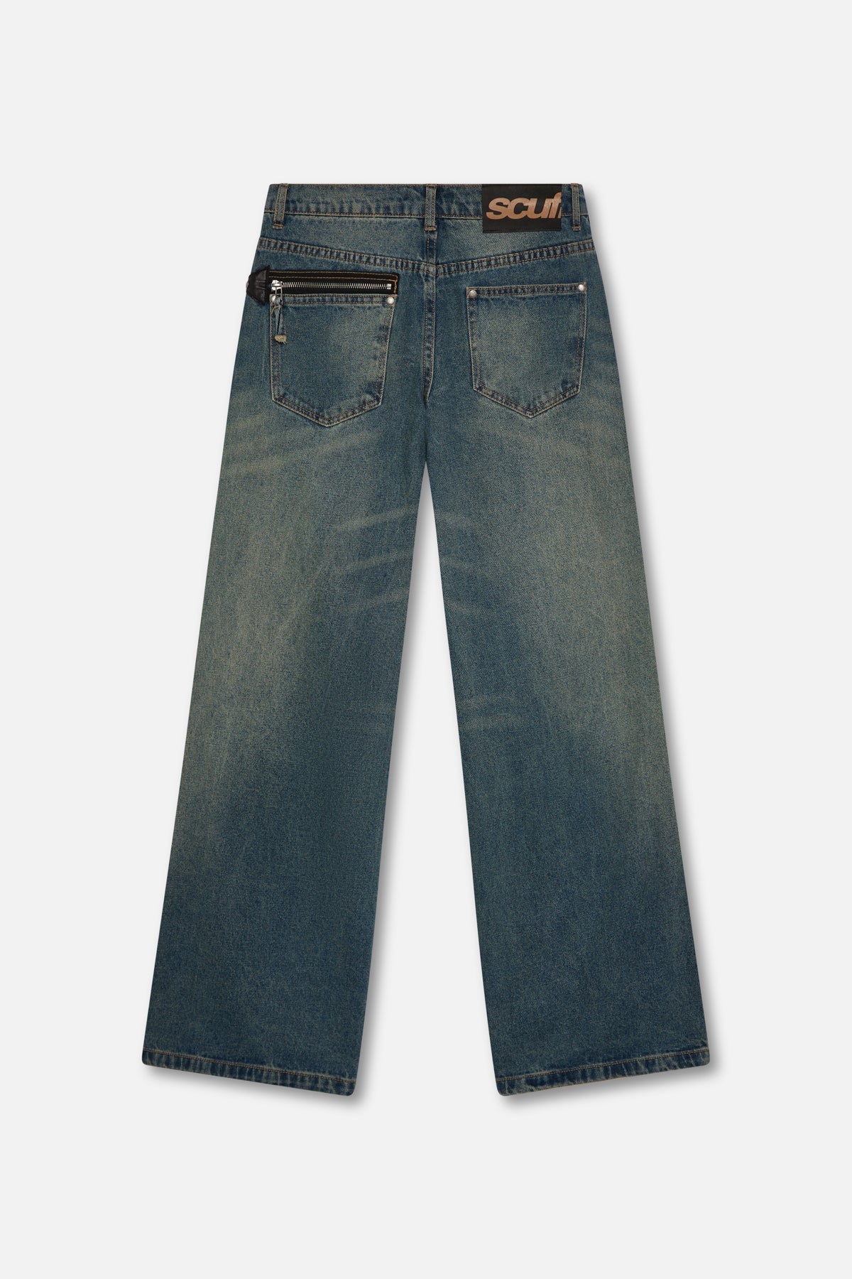 Marlen Washed Blue Pants