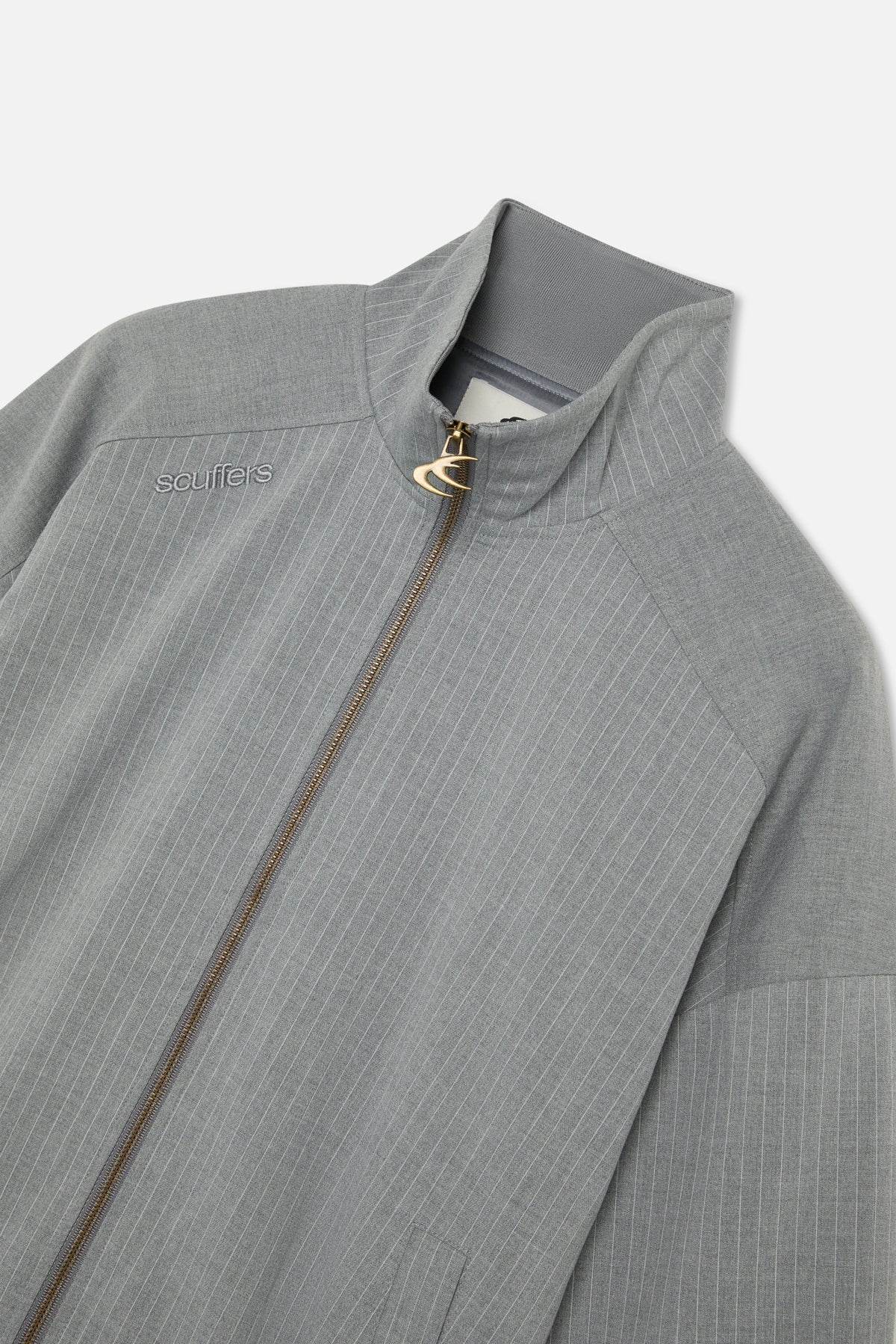 Nautica Grey Pinstripe Jacket