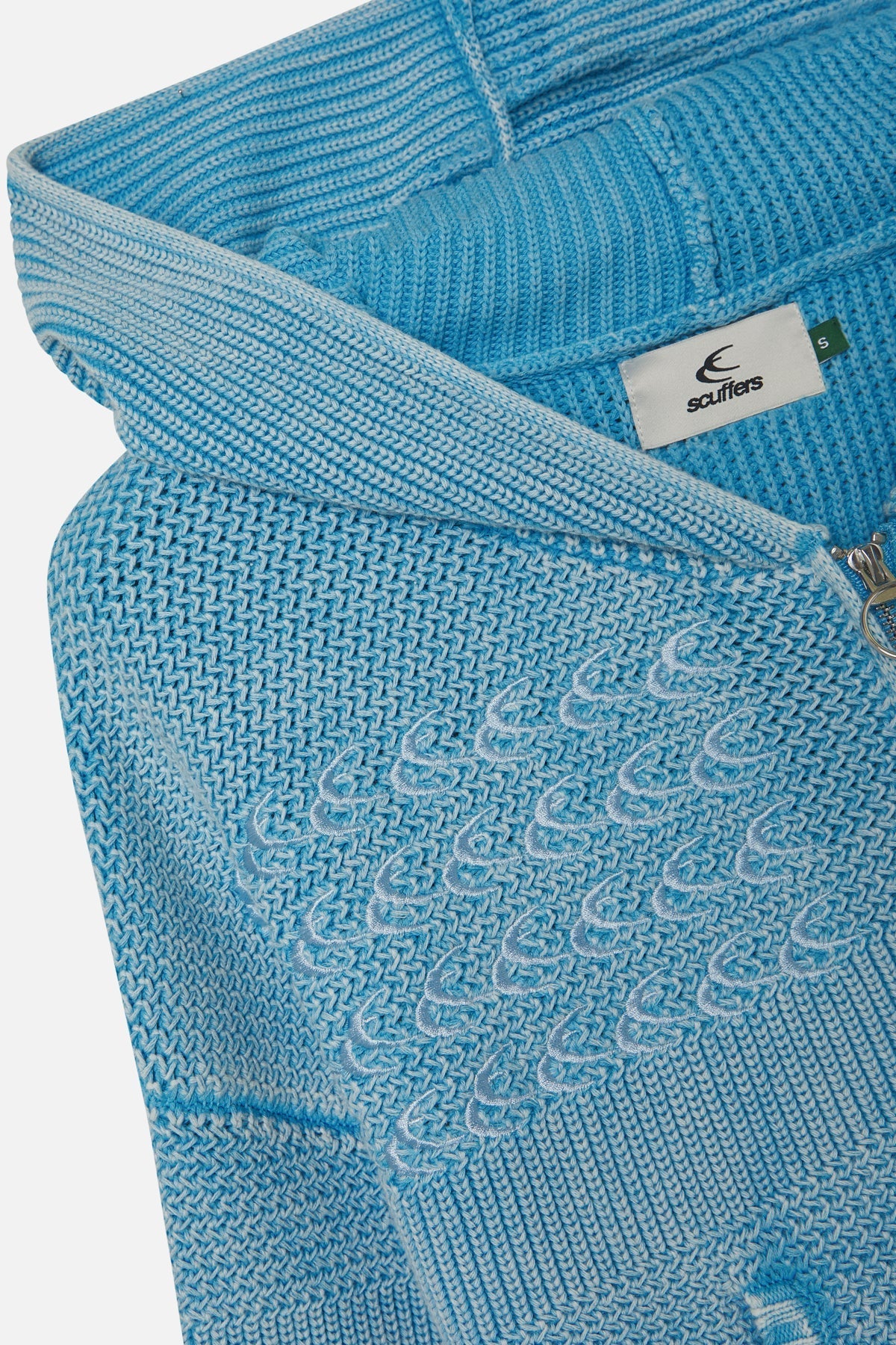 Nowhere Blue Knit Zipper