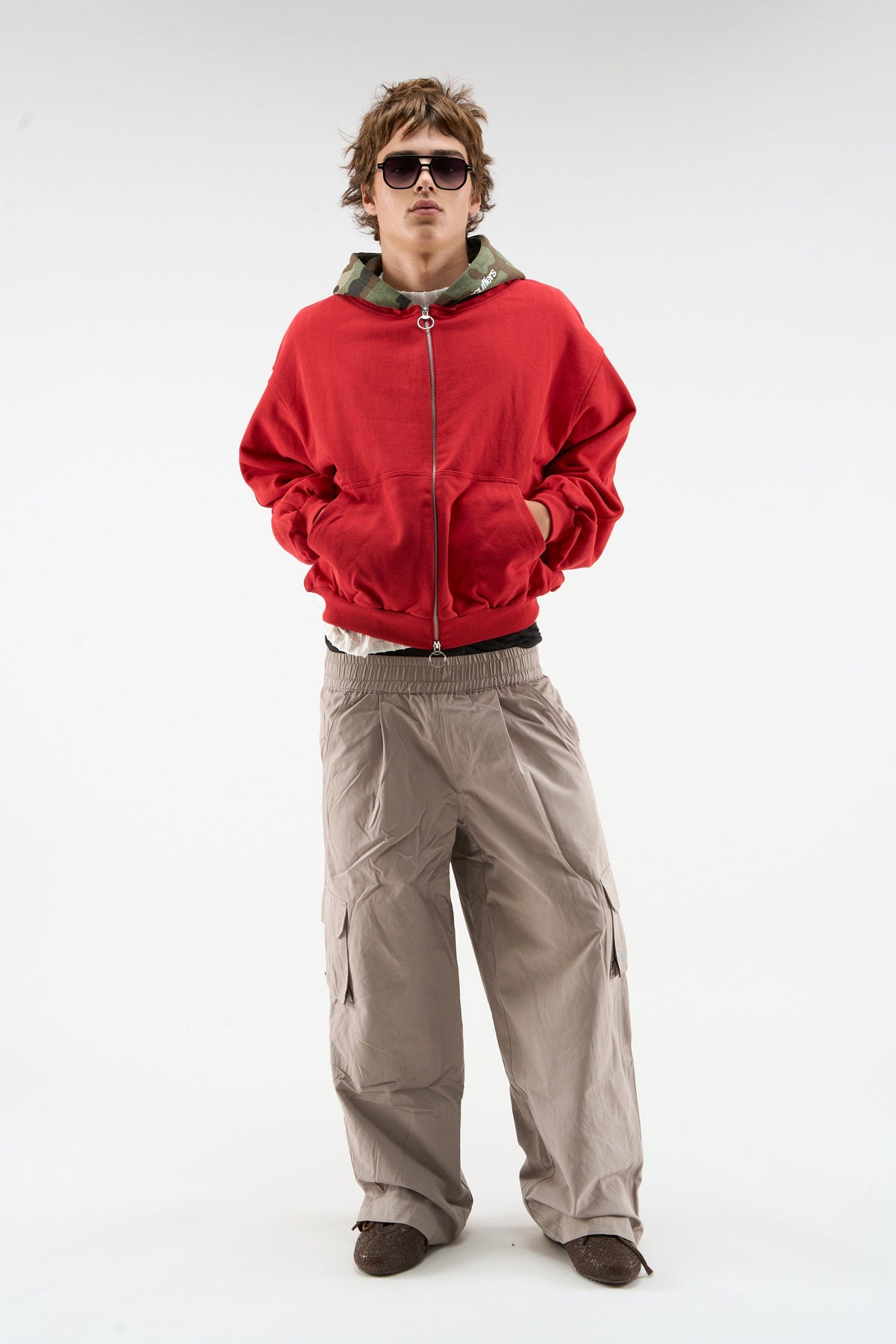 Mask Red Zipper