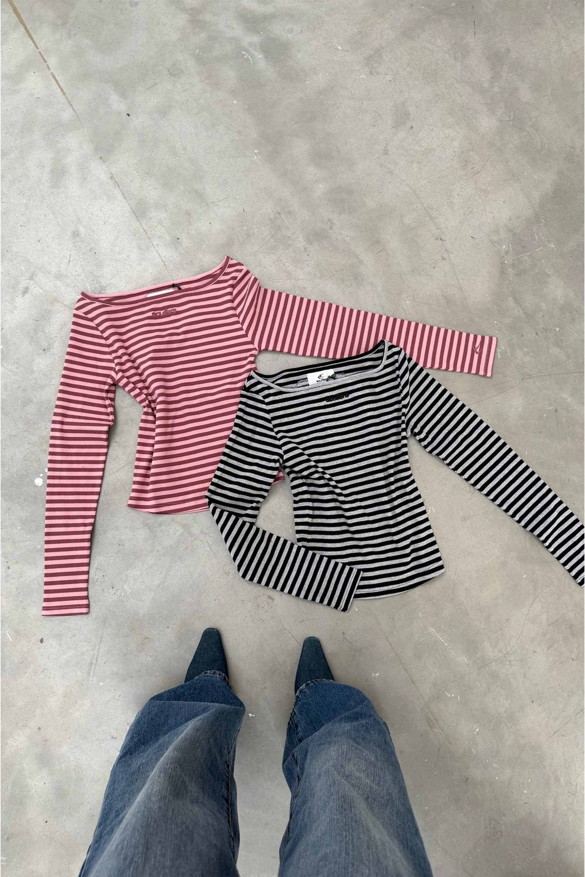 Nat Pink Stripes Longsleeve