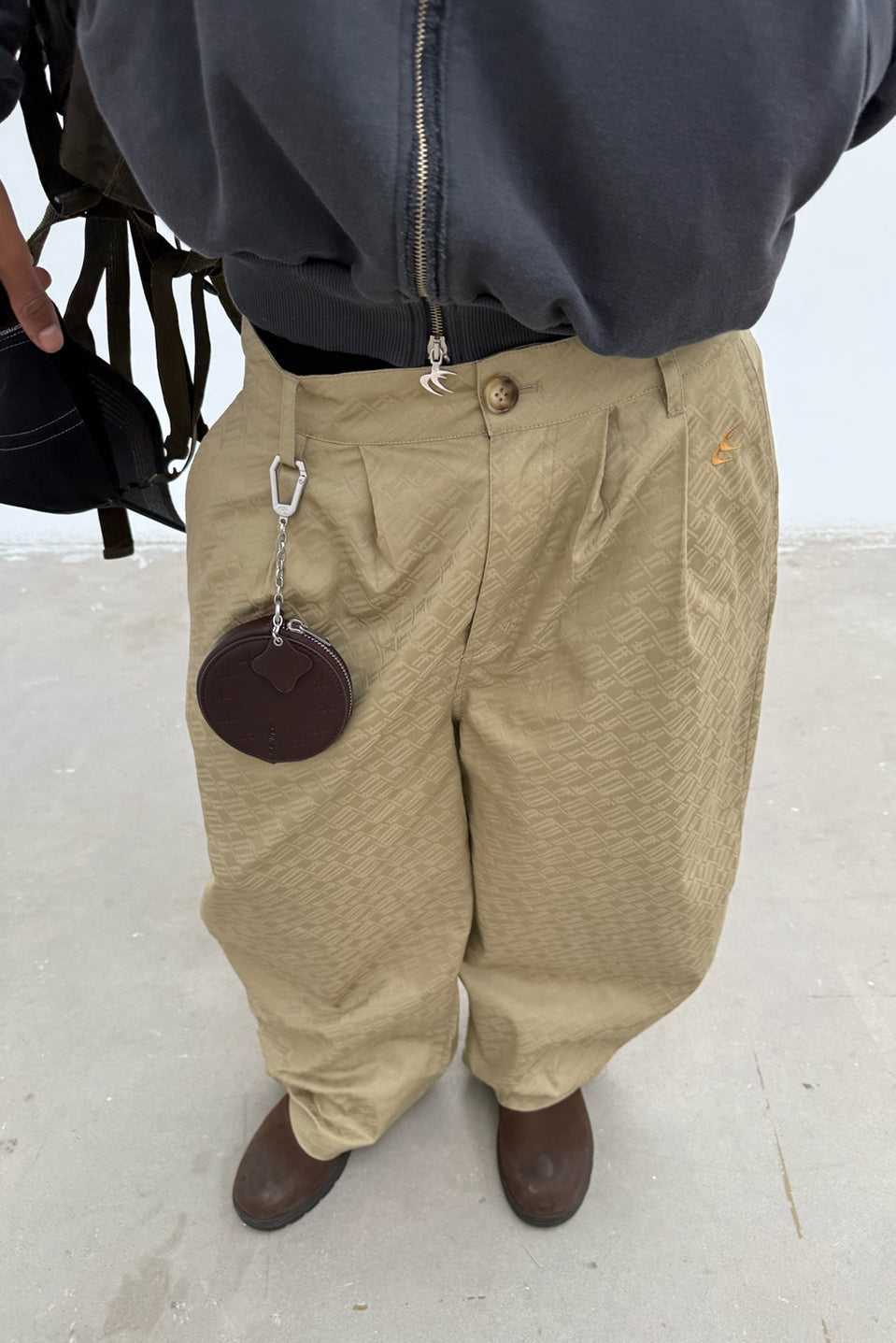 Essential Burgundy Keychain Wallet