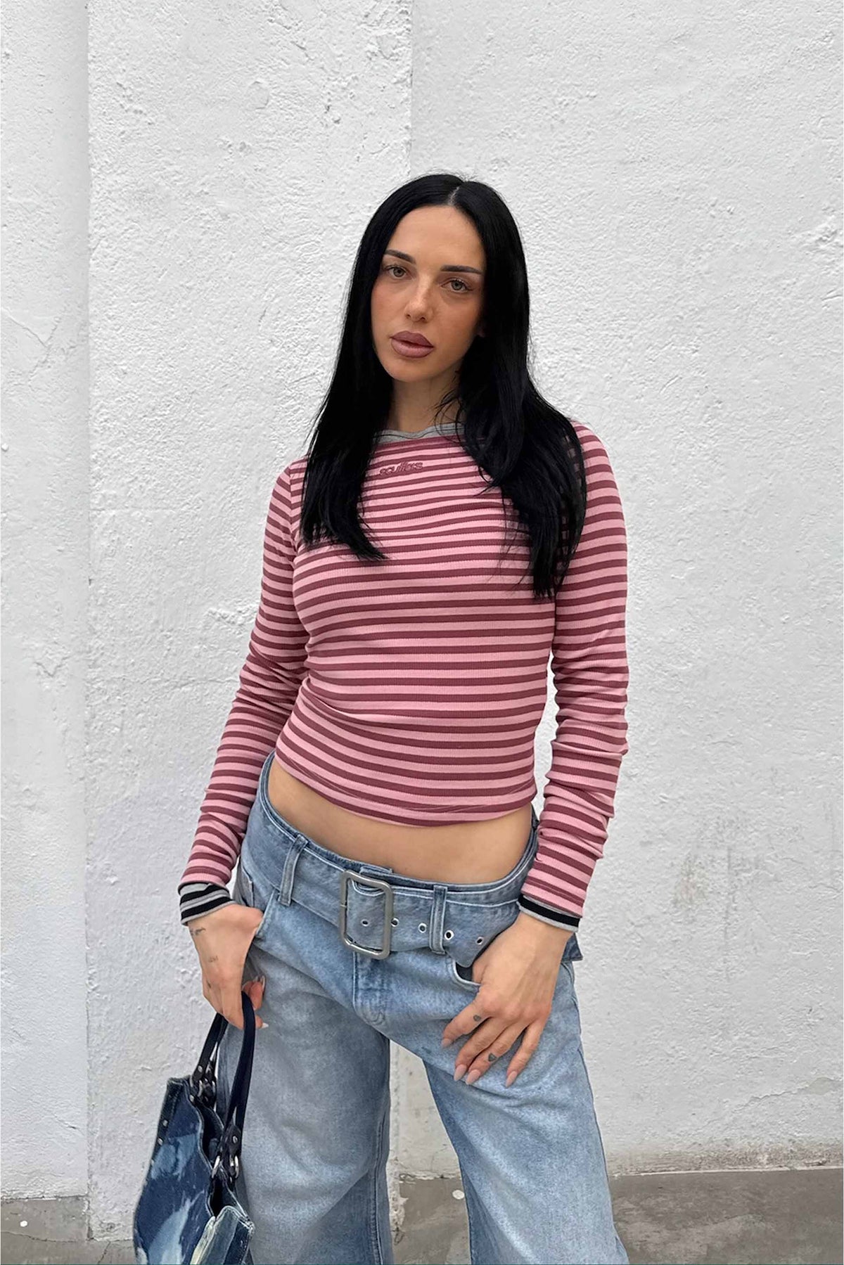 Nat Pink Stripes Longsleeve