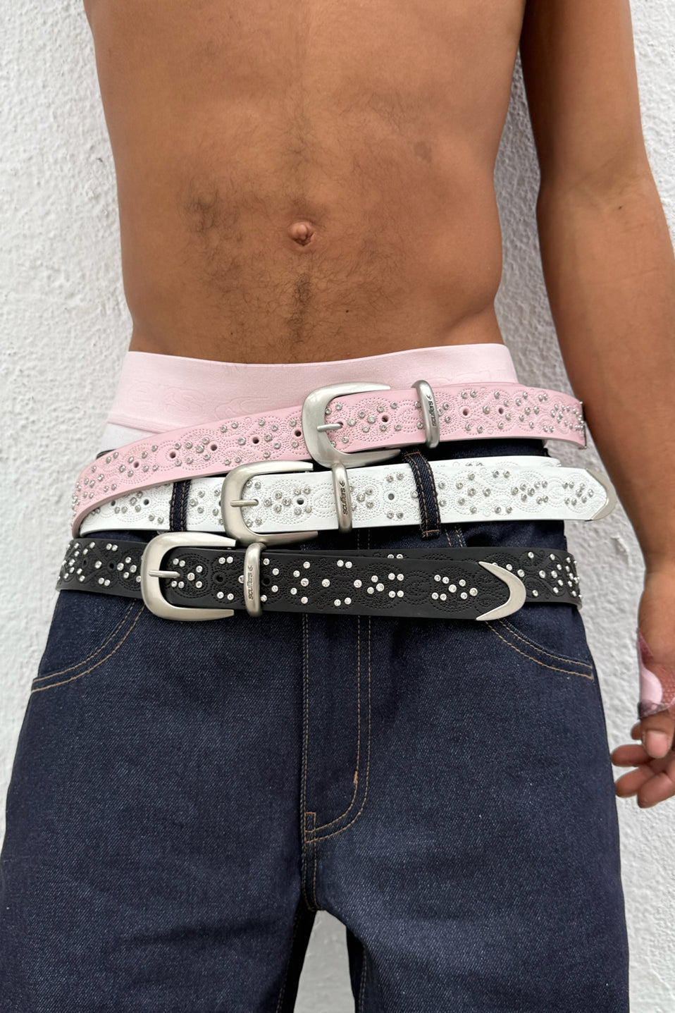 Shinning Light Pink Belt