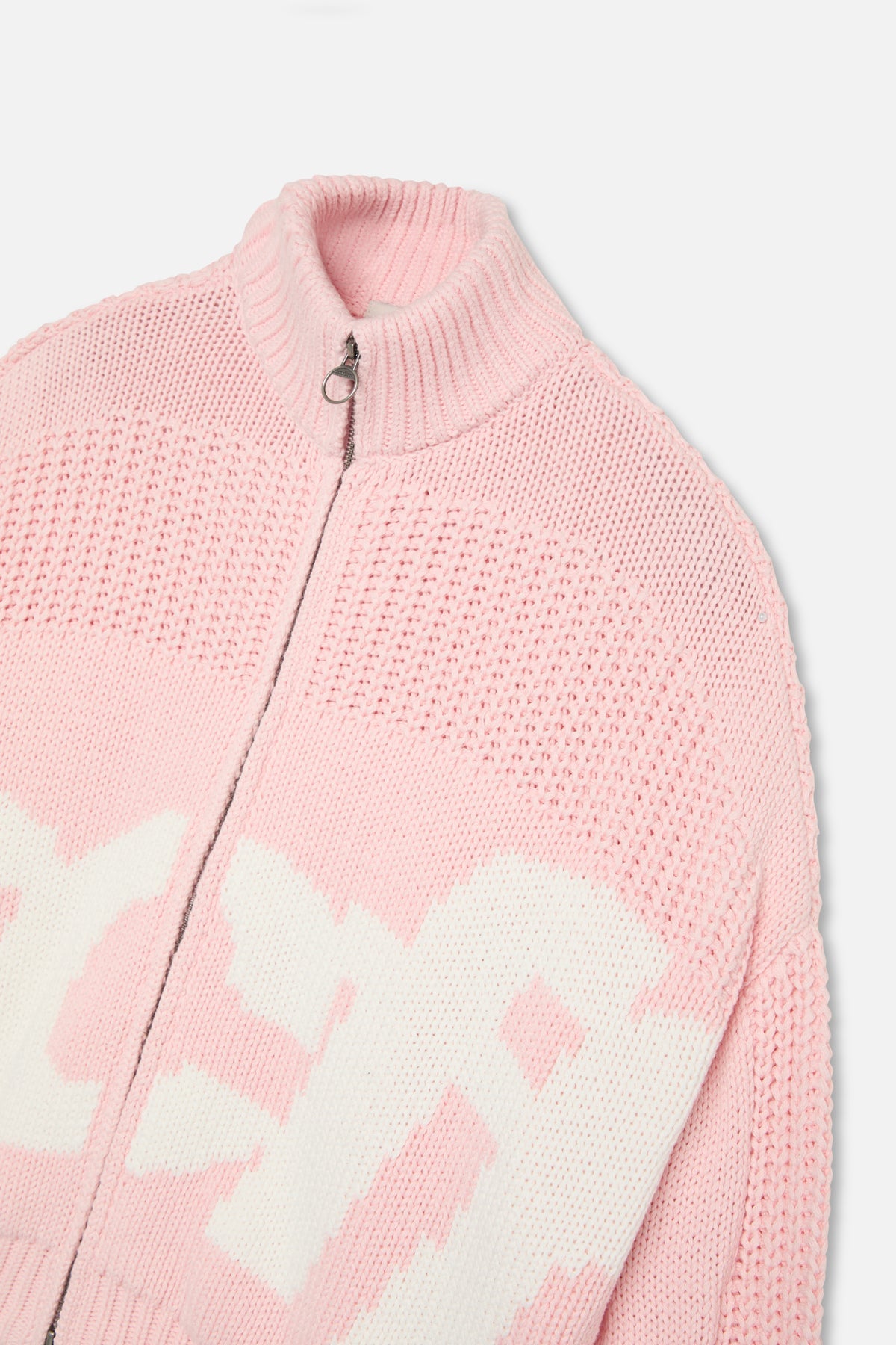 SCFF Pink Knit Zipper